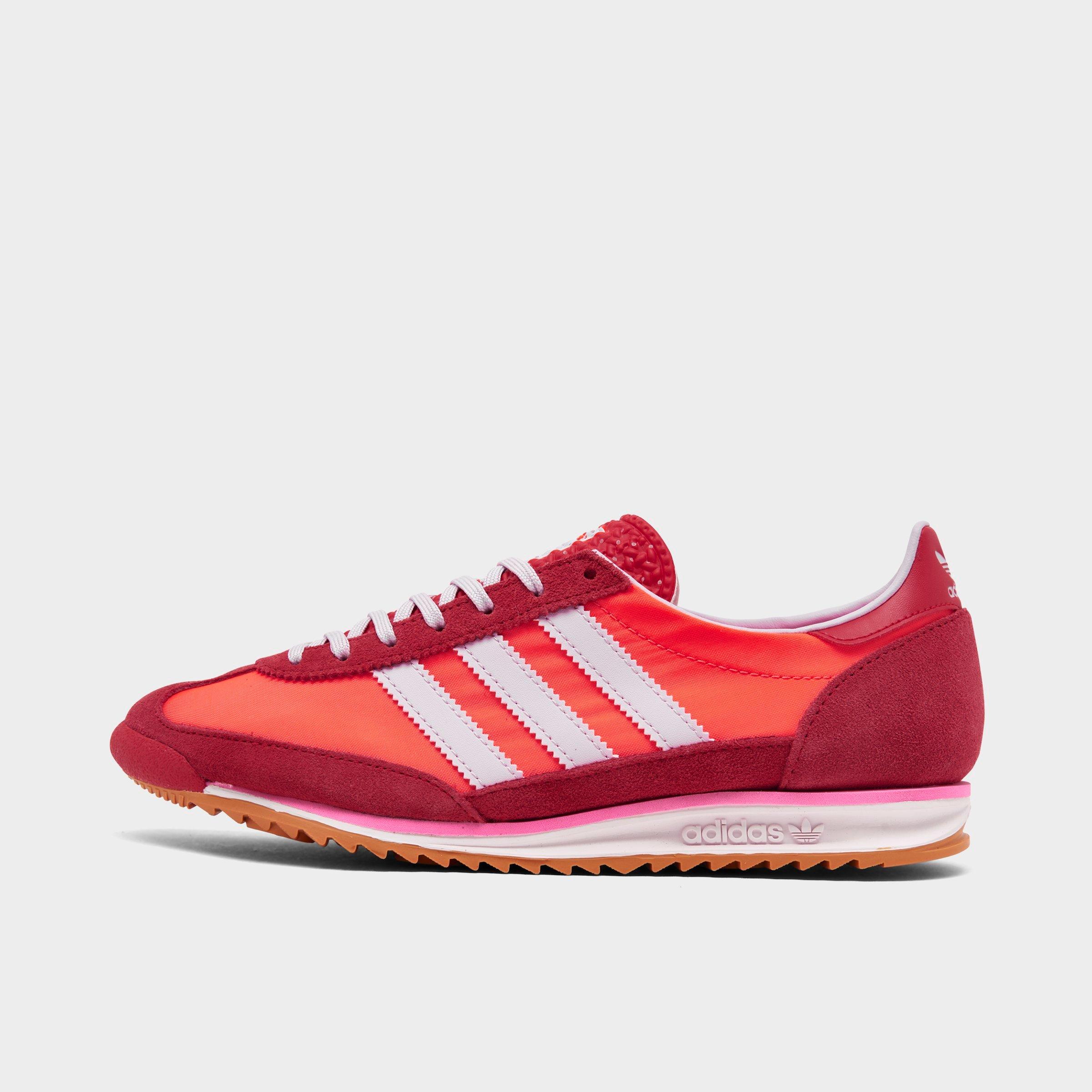 Adidas Women's Originals SL 72 Casual Shoes in Red/Pink/Solar Red Size 6.5 Leather/Nylon