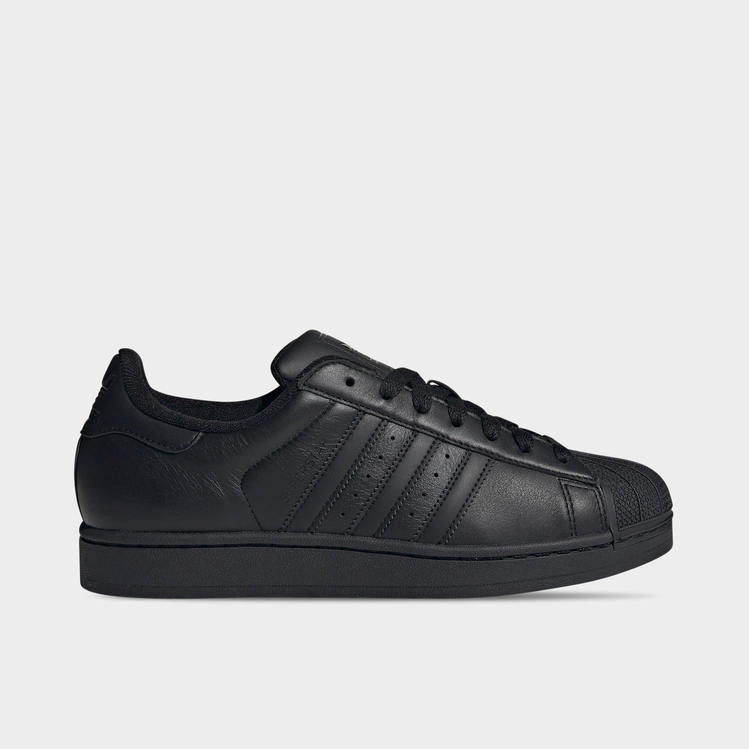 Adidas Men's Originals Superstar II Casual Shoes in Black/Black Size 9.5 Leather/Suede