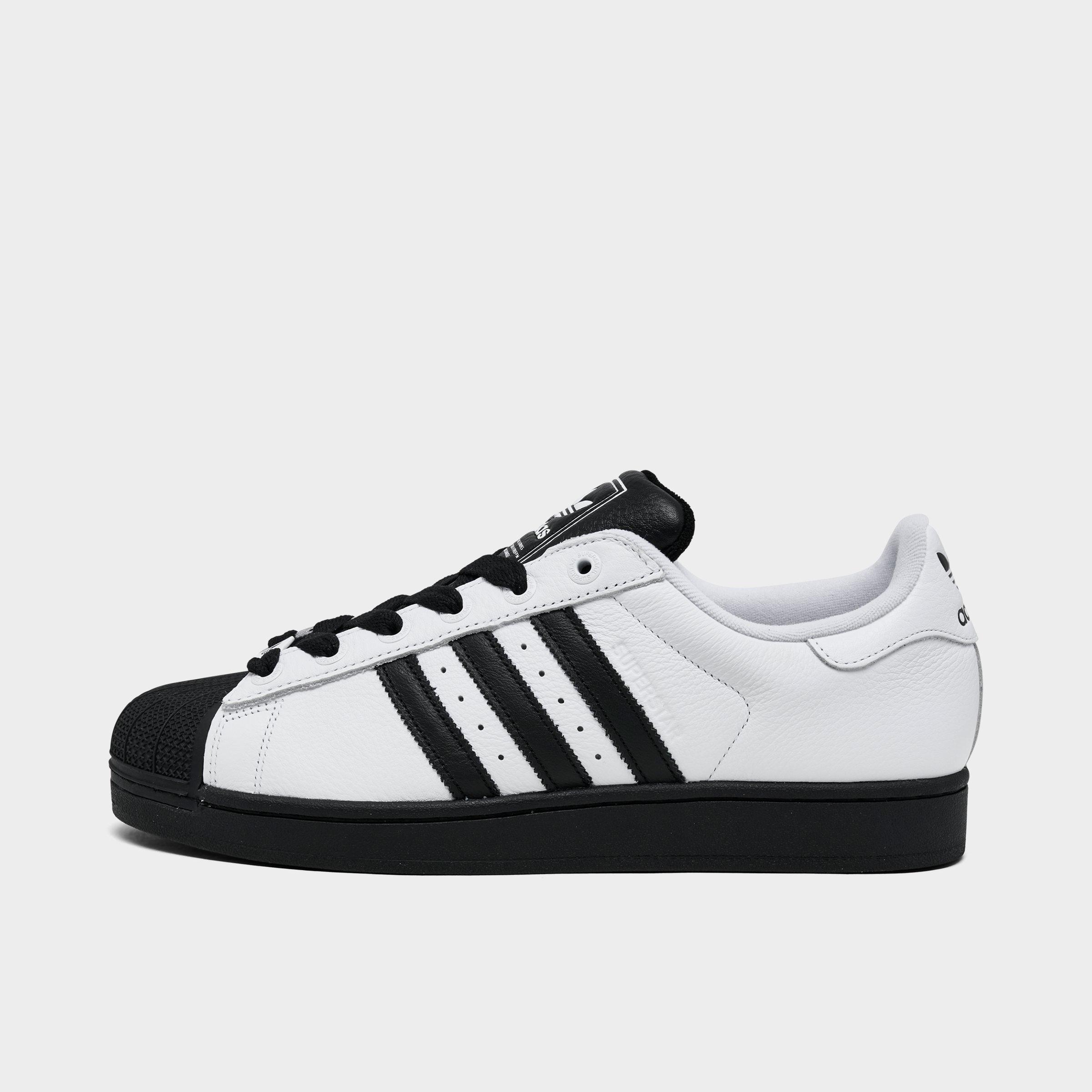 Adidas Men's Originals Superstar II Casual Shoes in Black/White/White Size 12.5 Leather/Suede