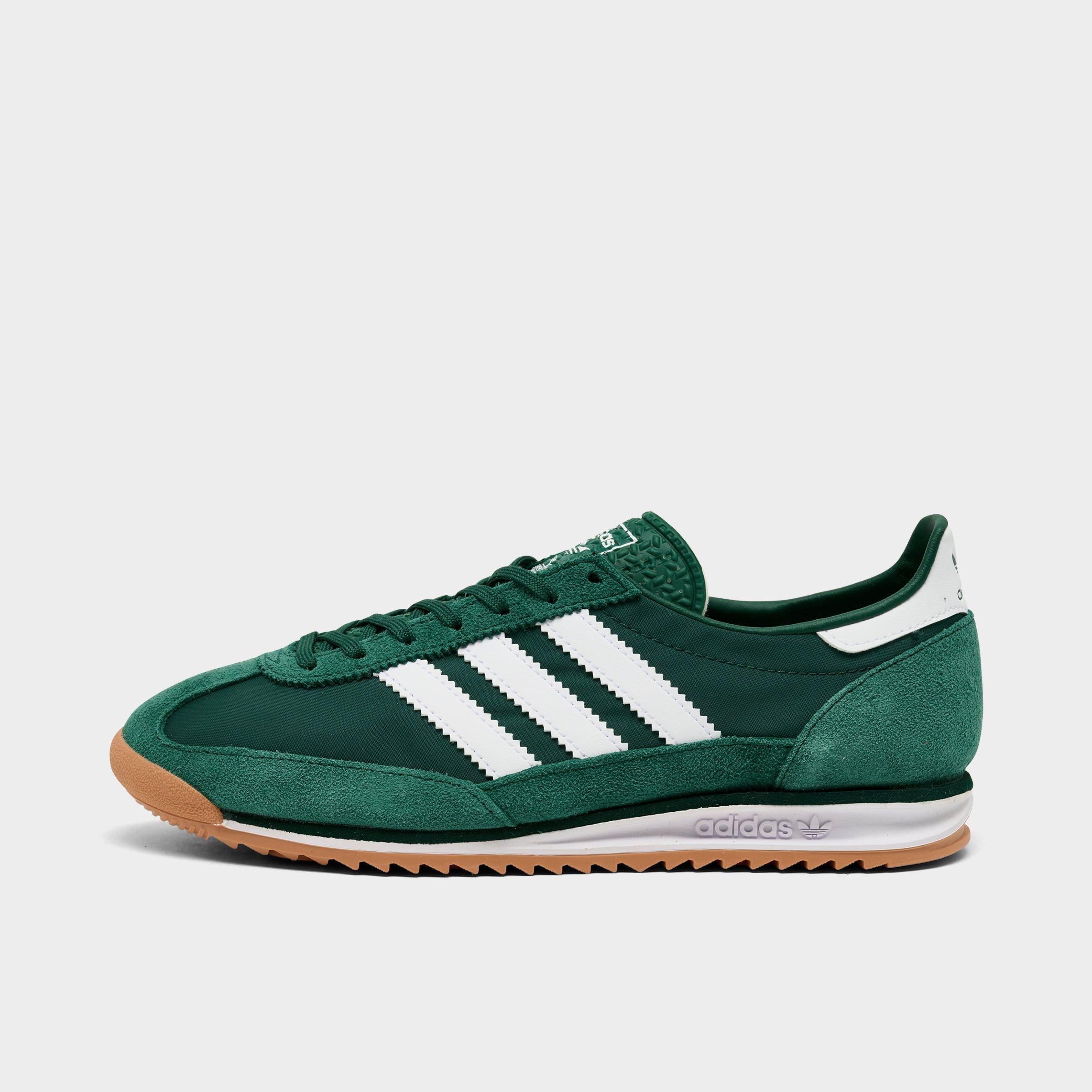 Adidas Women's Originals SL 72 Casual Shoes in Green/Collegiate Green Size 8.5 Leather/Nylon