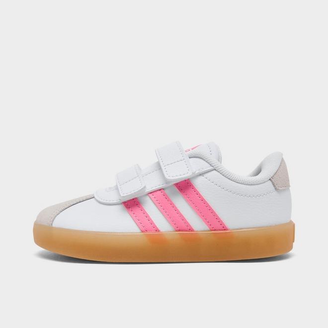 Kids' Toddler adidas VL Court 3.0 Hook-And-Loop Casual Shoes