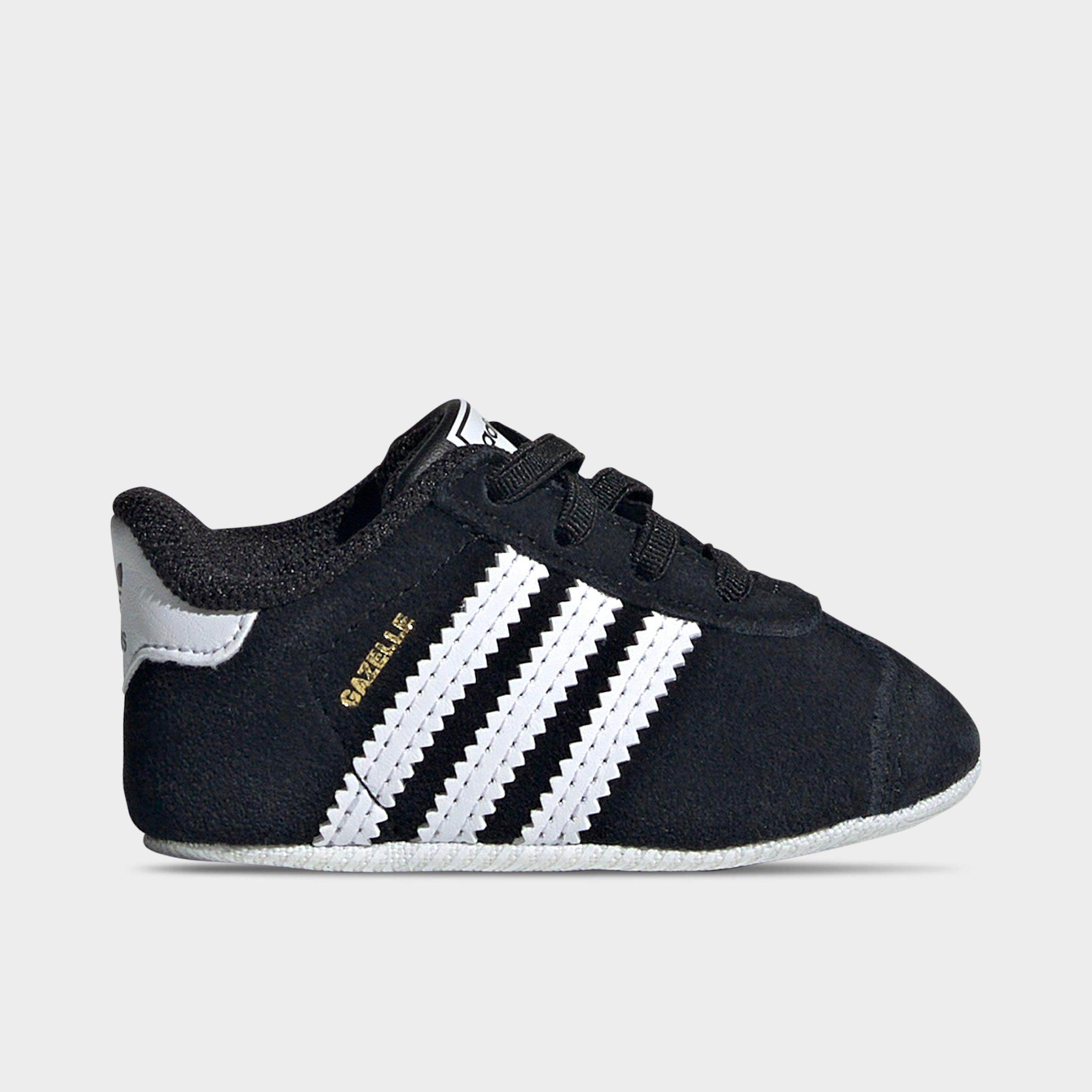Adidas Originals Boys  Gazelle Crib In Black/white/white