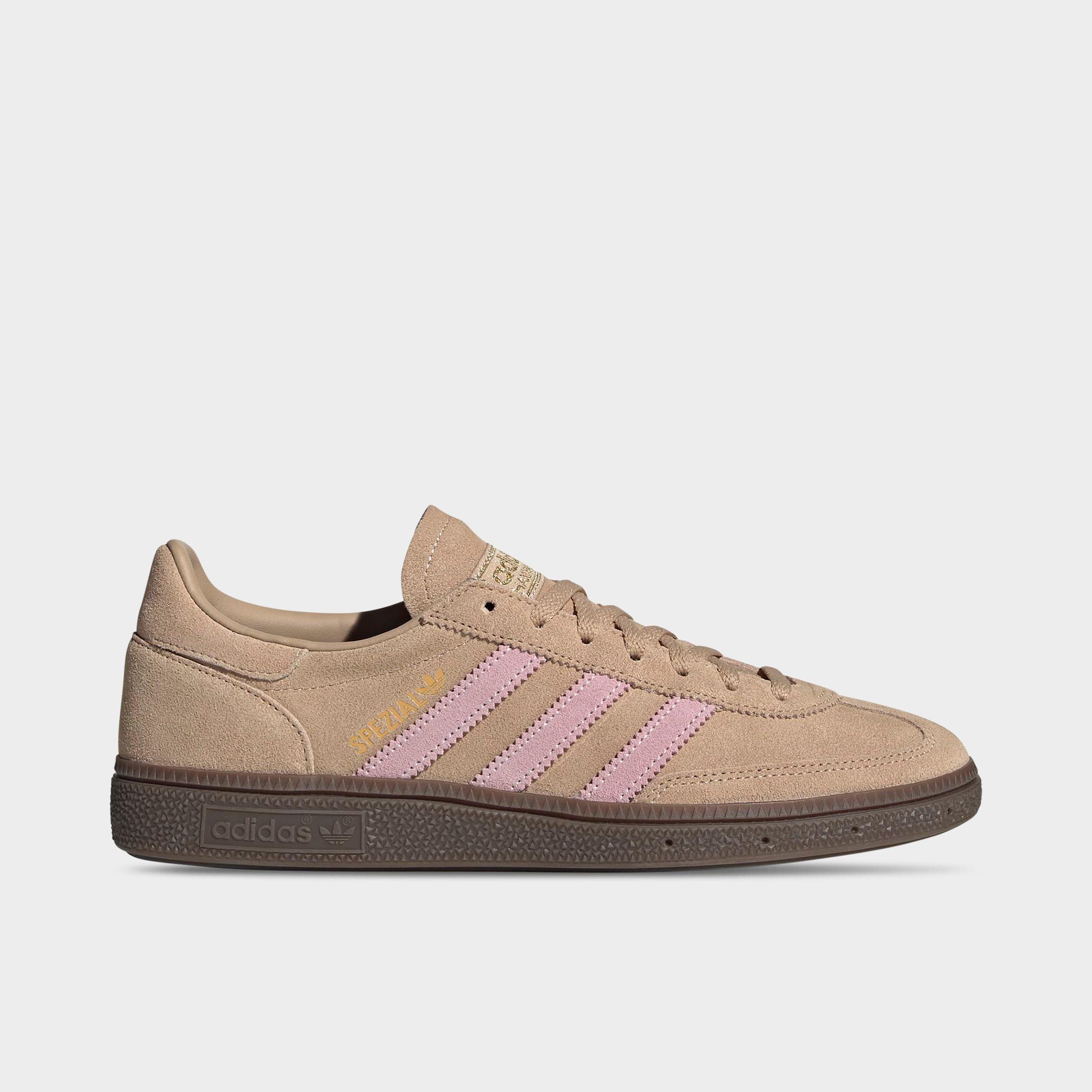 Adidas Women's Originals Handball Spezial Casual Shoes in Brown/Warm Sandstone Size 8 Leather/Suede