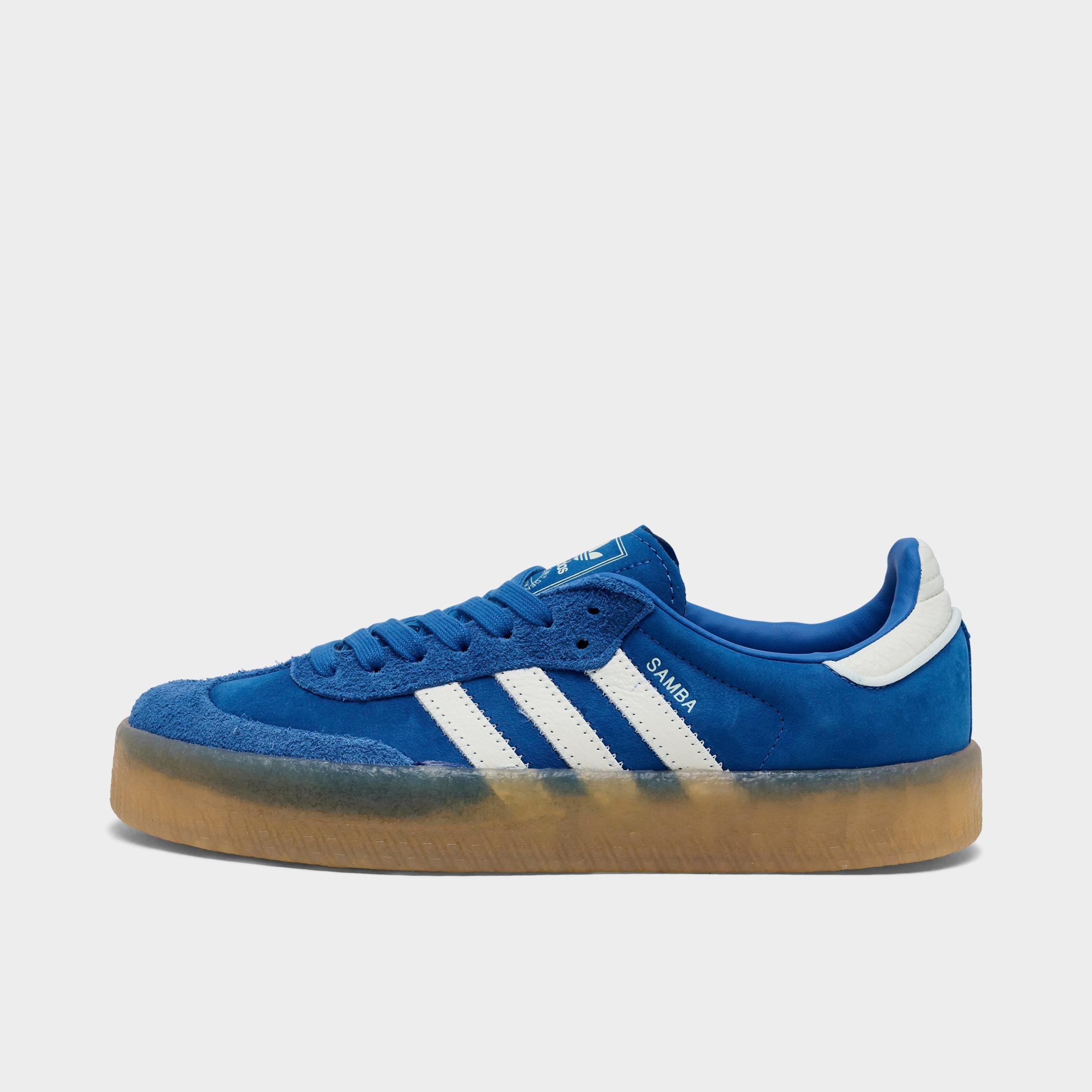 Adidas Women's Originals Sambae Casual Shoes in Blue/Royal Size 6 Leather