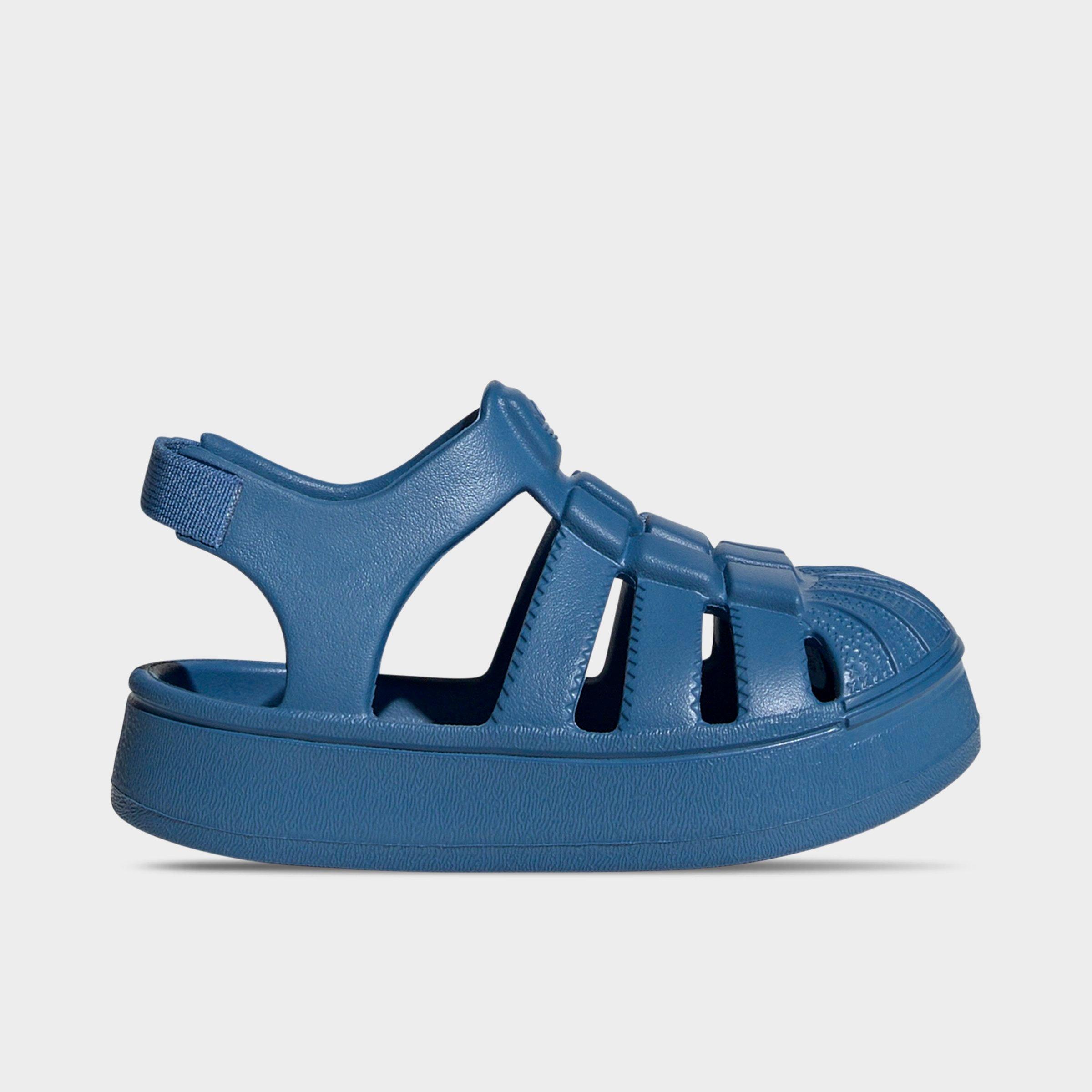 Adidas Infant Originals Superstar Sandals in Blue/Focus Blue Size 8