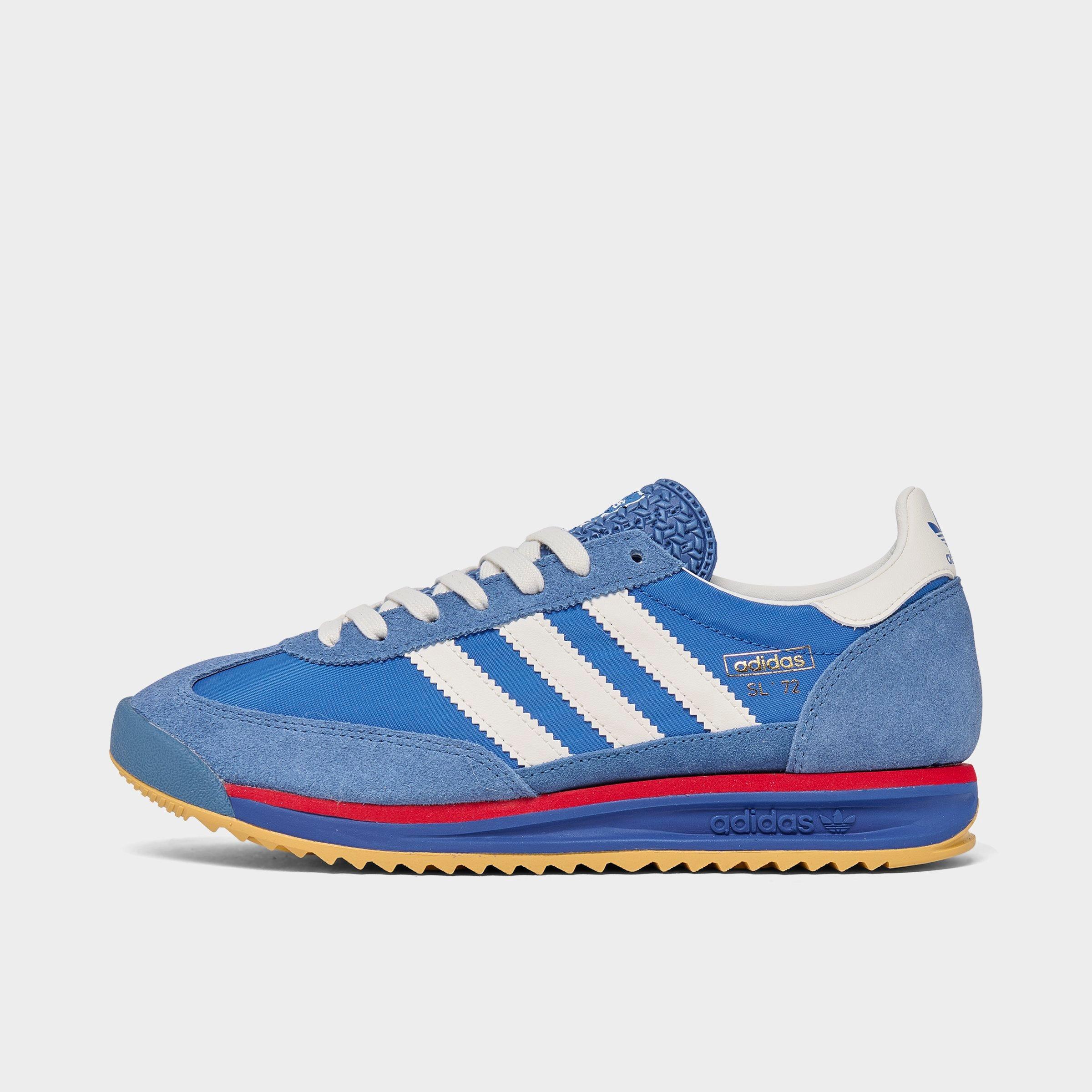 Adidas Originals Big Kids Blue Sl 72 Rs Sneakers In Blue/core White/better Scarlet