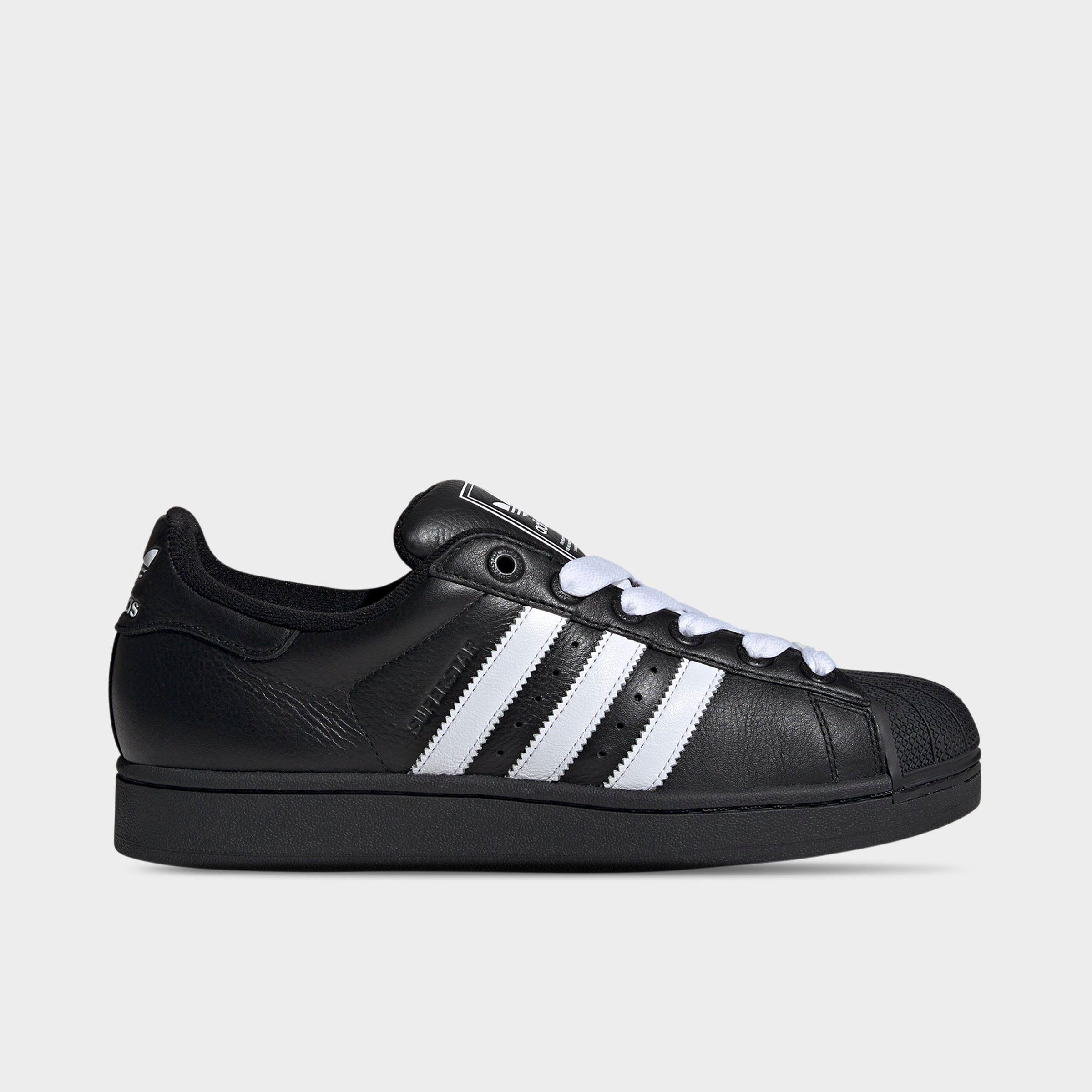 Adidas Men's Originals Superstar II Casual Shoes in Black/Black Size 10.0 Leather/Suede