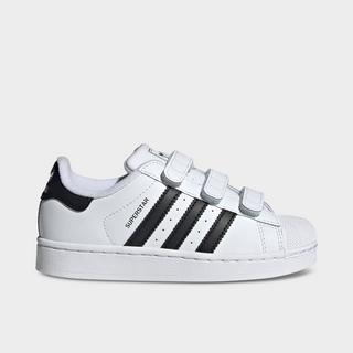 adidas Kids' Preschool Superstar II Shoes, Size 1.5, White/Black