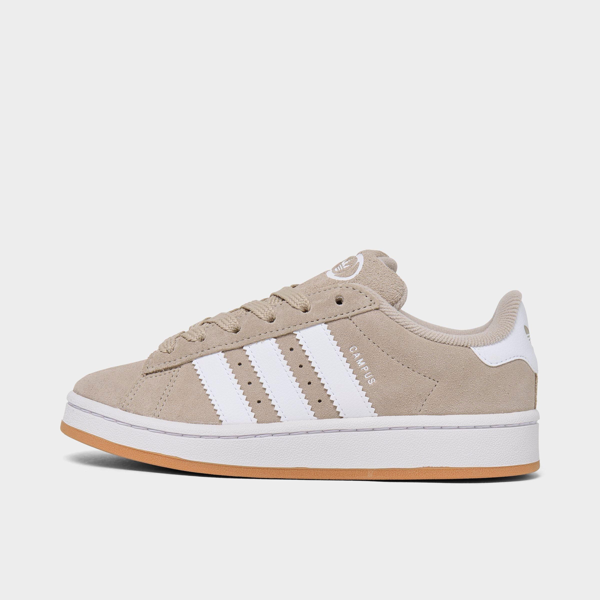 Adidas Originals Campus 00s Elastic-lace Sneakers In Wonder Beige/white/gum