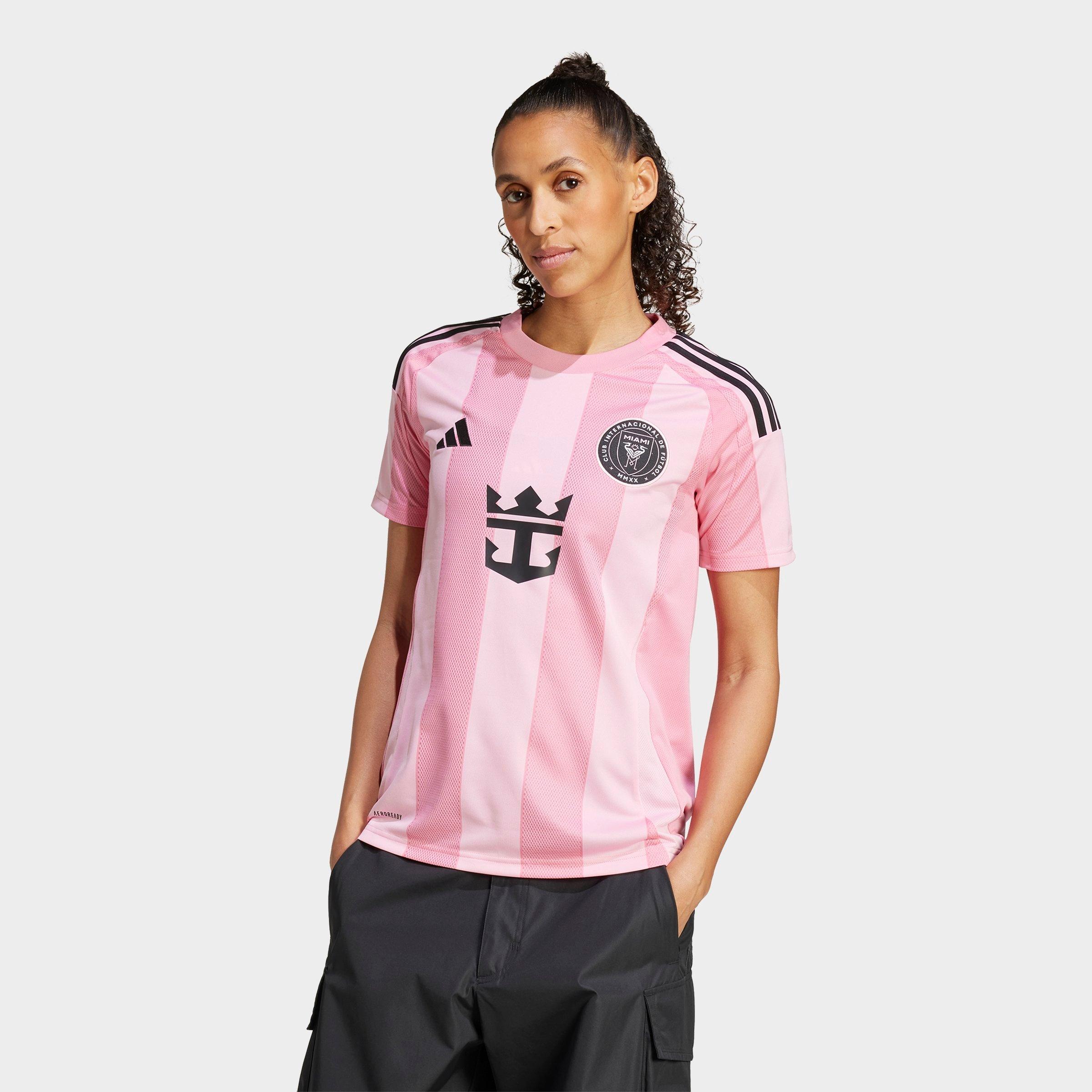 Adidas Women's Inter Miami CF 25/26 Home Jersey Shirt in Pink/Easy Pink Size 2XL Polyester/Jersey Shirt