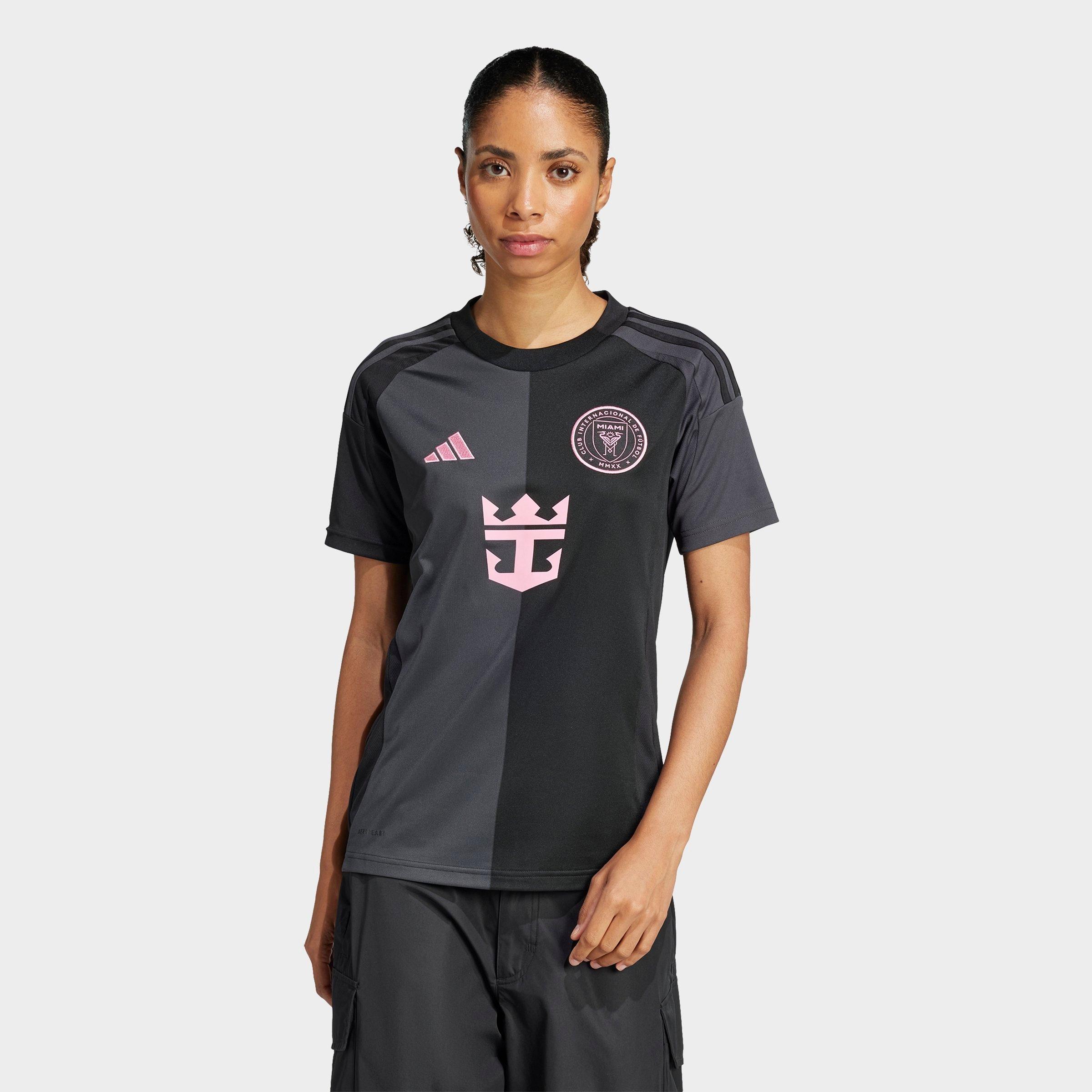 Adidas Women's Inter Miami CF 25/26 Home Jersey Shirt in Black/Black Size XL Polyester/Jersey Shirt