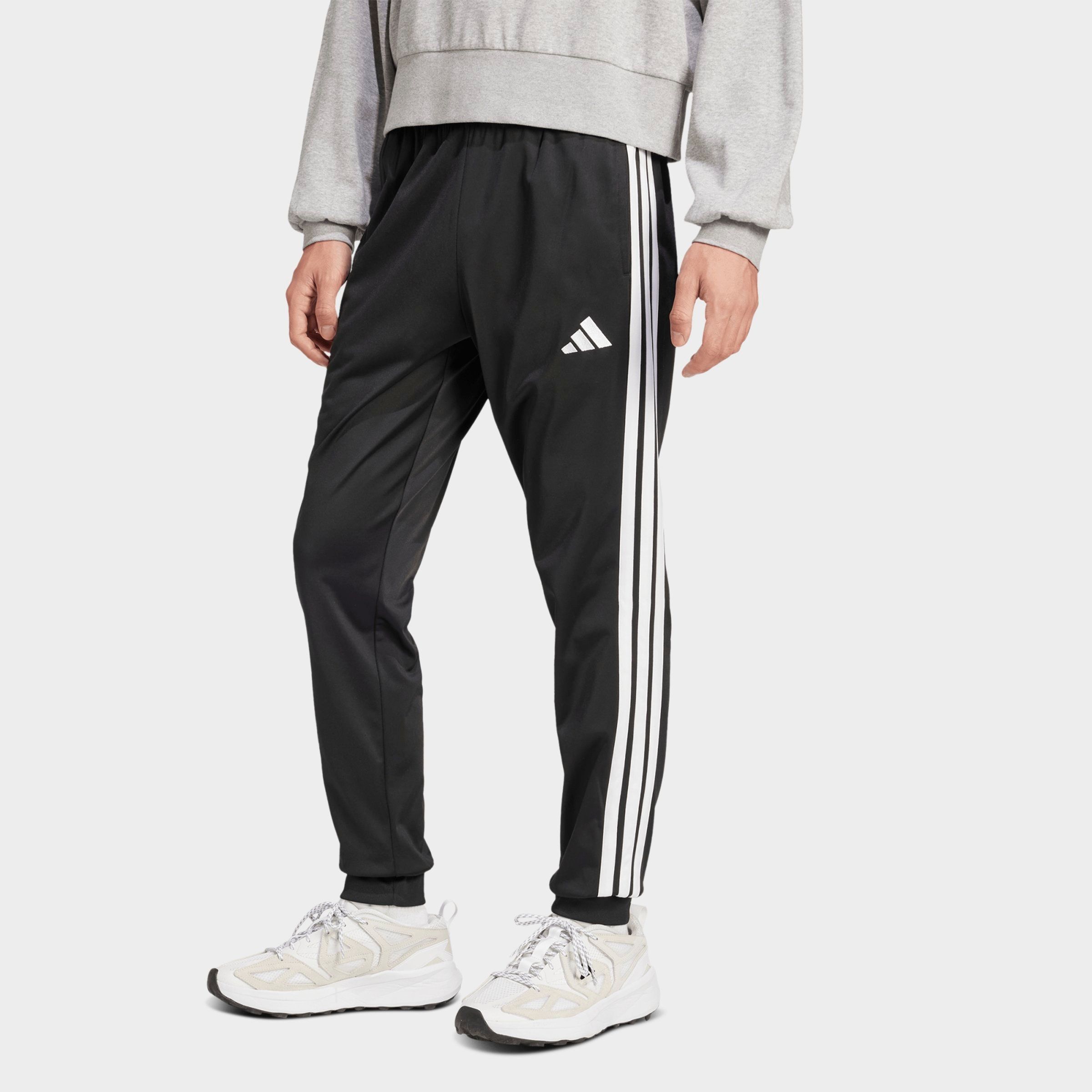 adidas Men's 3-Stripes Tricot Tapered Track Pants
