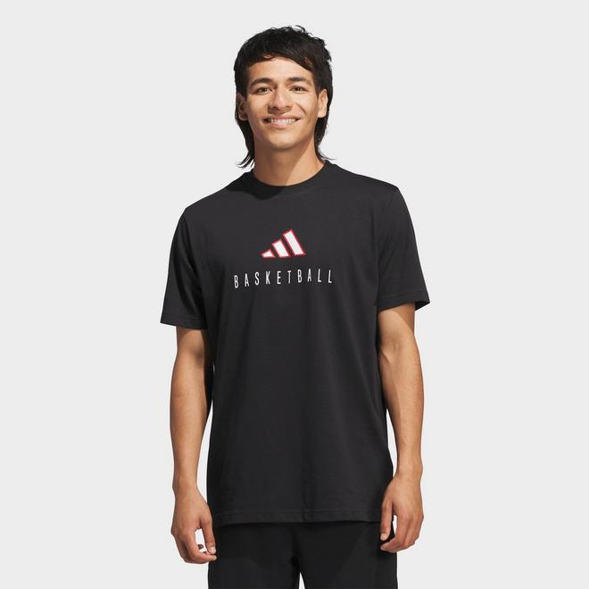 Men's adidas Worldwide Hoops Logo Performance Basketball T-Shirt 
