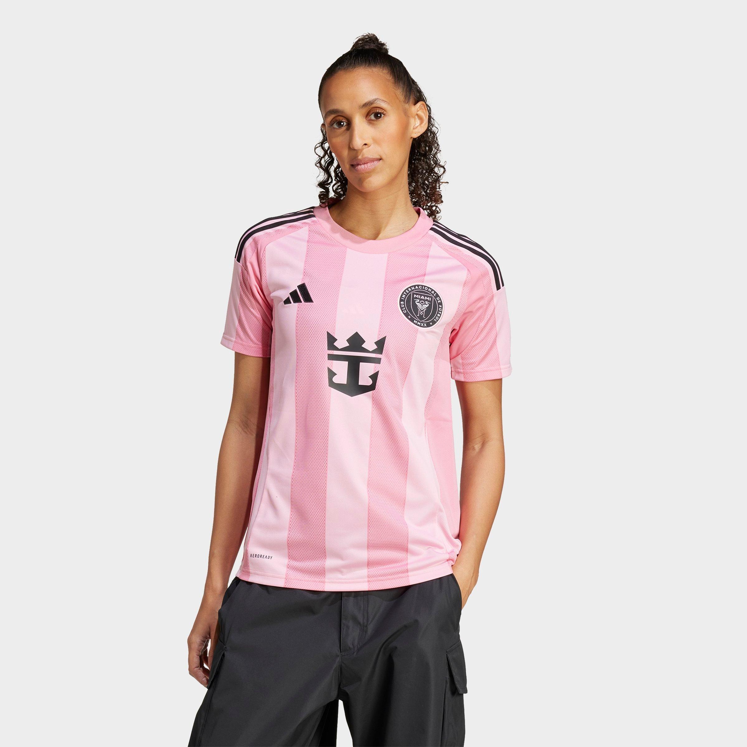 Adidas Women's Inter Miami CF 25/26 Home Jersey Shirt in Pink/Easy Pink Size XS Polyester/Jersey Shirt