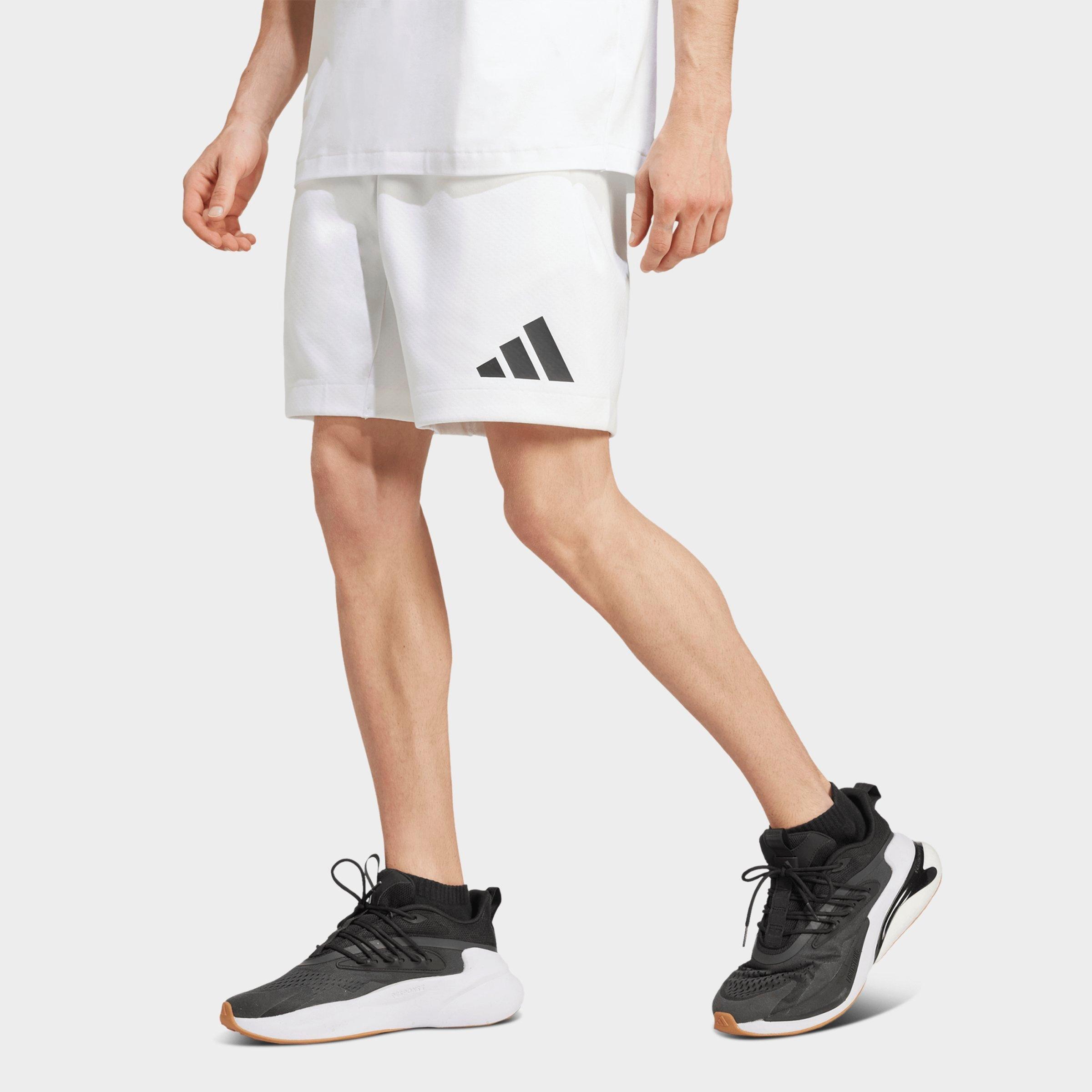 adidas Men's Z. N.E. Knit Shorts in White Size: Small