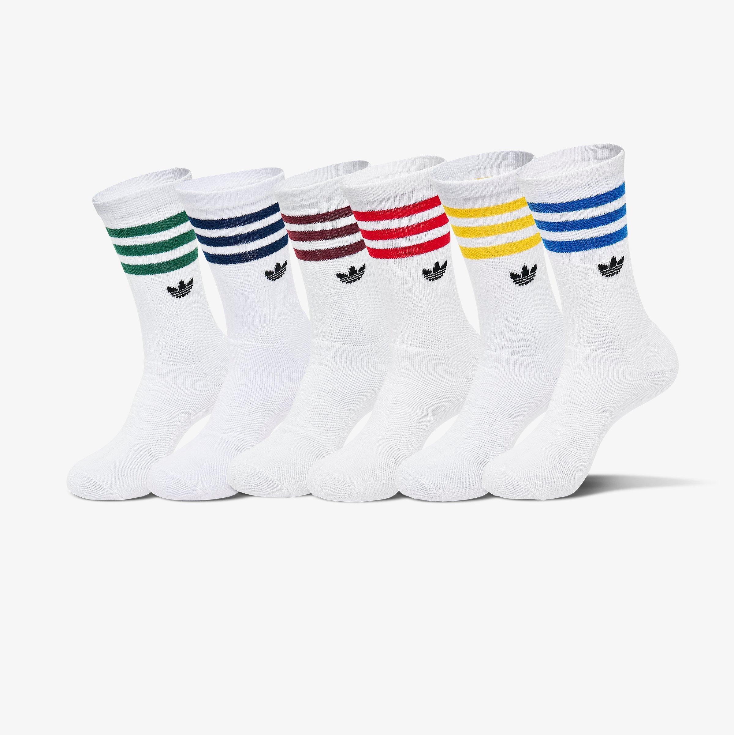 Other adidas Originals Trefoil Crew Socks (6-Pack) Size Medium Cotton/Nylon/Polyester