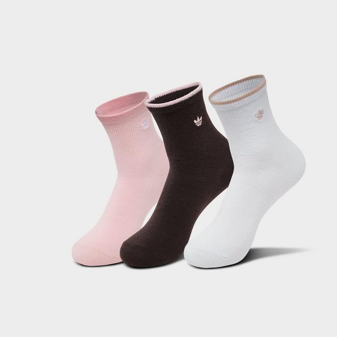 adidas Originals Trefoil Luna Quarter Socks (3-Pack)