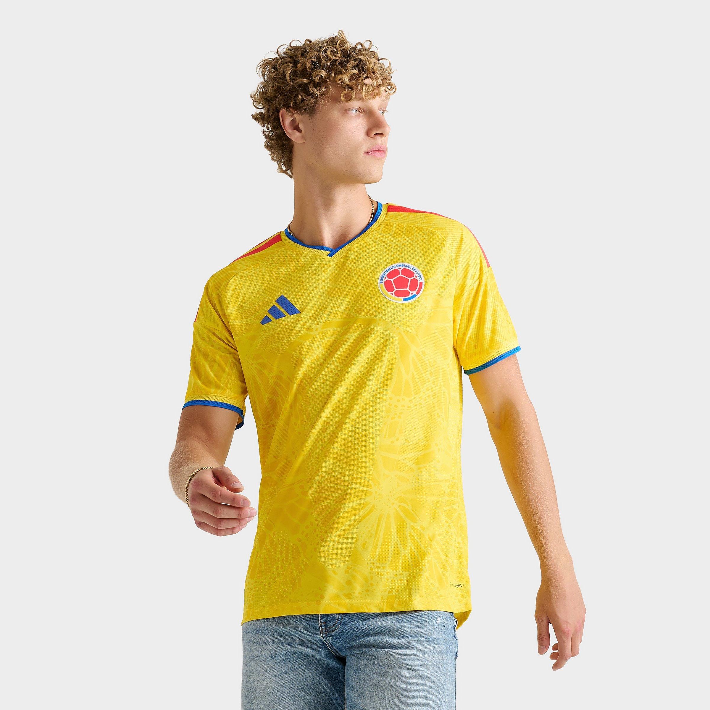 adidas Men's Colombia 2026 Home Authentic Soccer Jersey