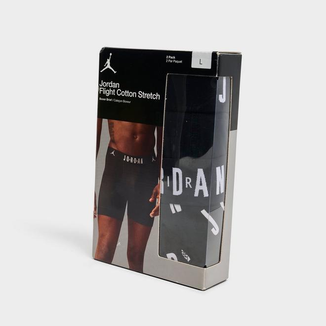 Men's Jordan Flight Cotton Stretch Boxer Briefs (2-Pack)