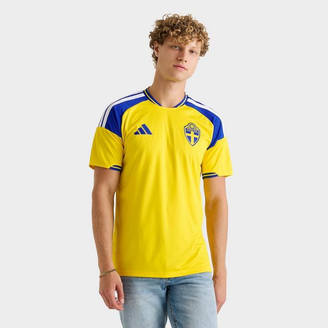 Men's adidas Sweden 2026 Home Replica Soccer Jersey