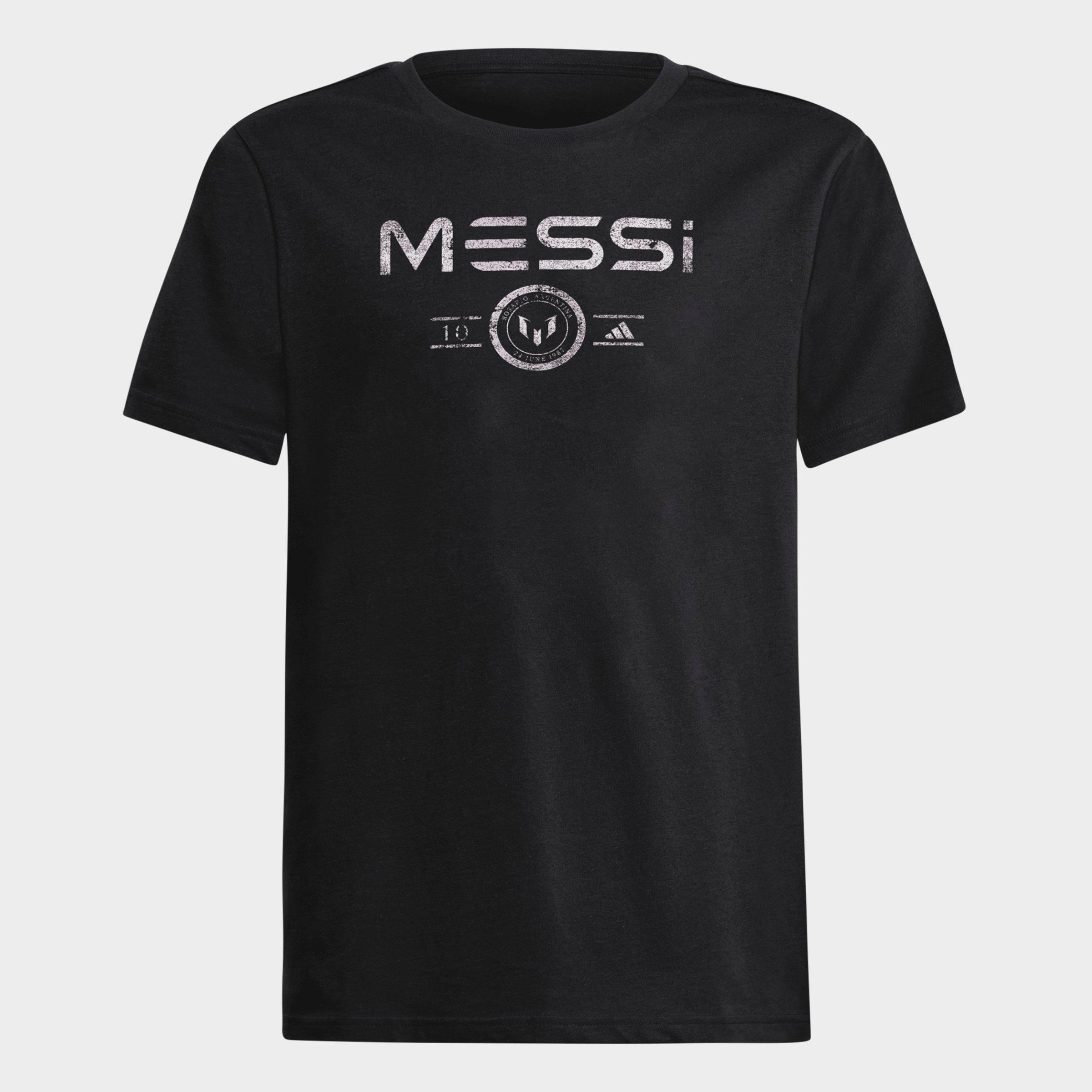 Adidas Originals Adidas Kids' Messi Heritage T-shirt In Black