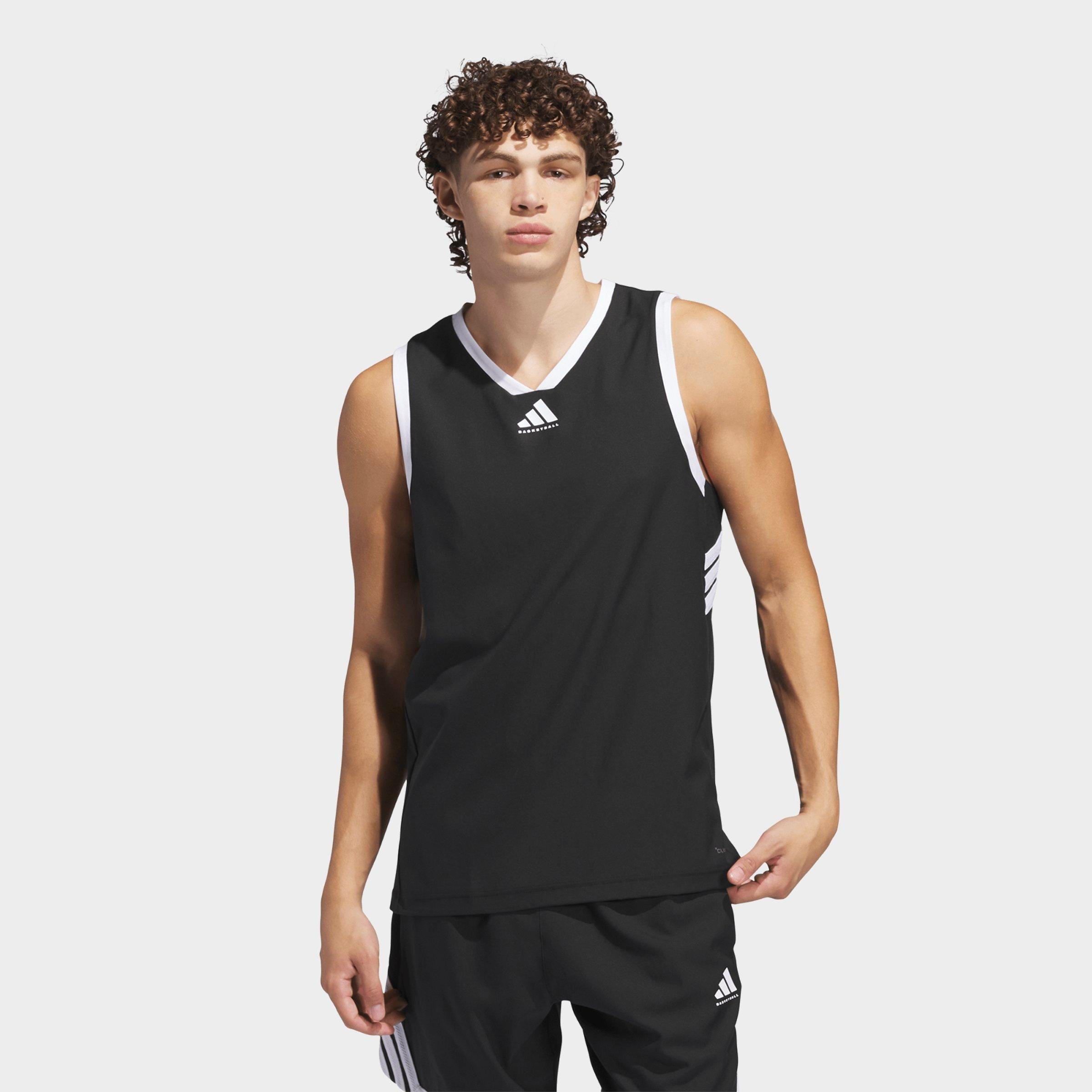 adidas Men's Crazy Lite Basketball Jersey in Black/White Size: XS