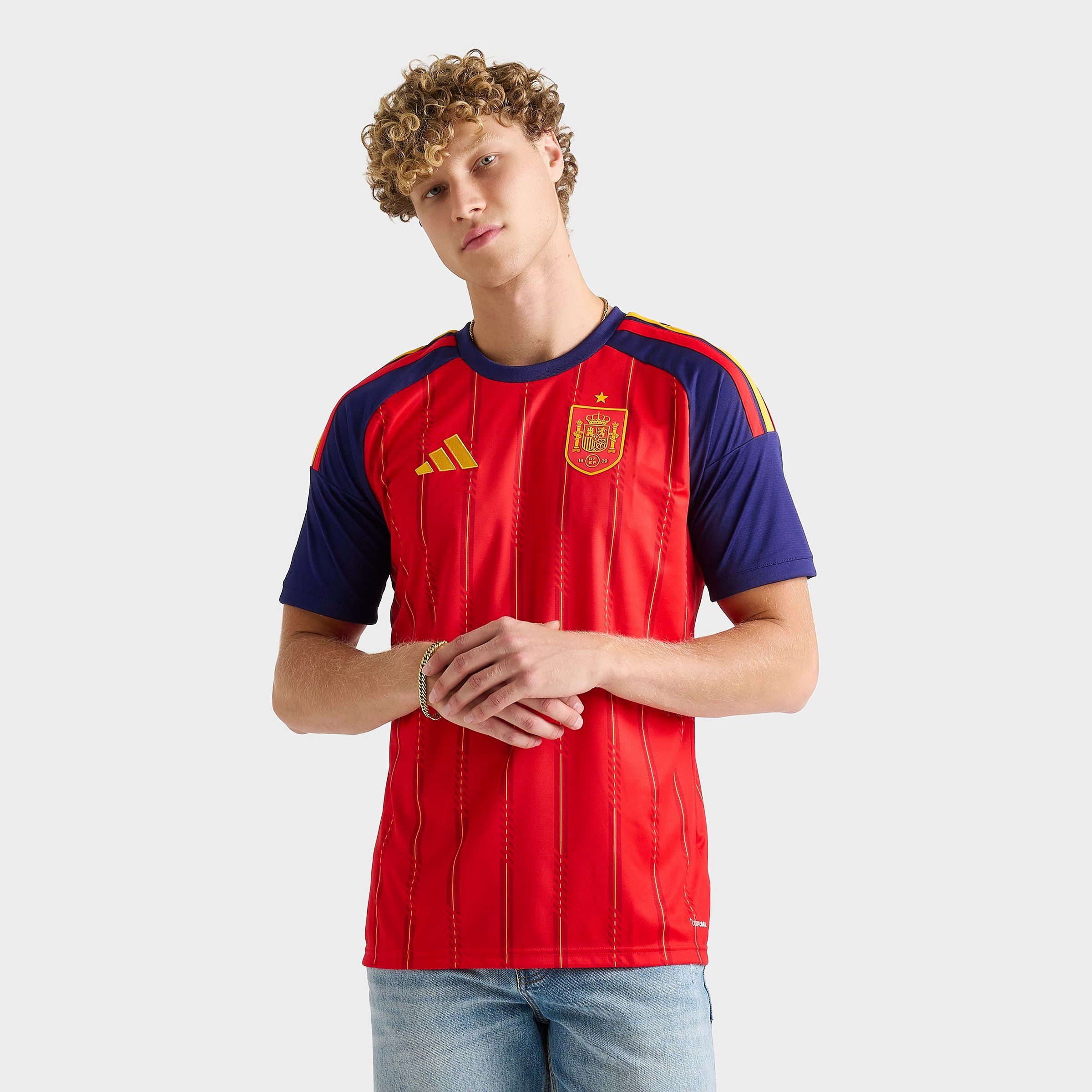 adidas Men's Spain 2026 Home Replica Soccer Jersey