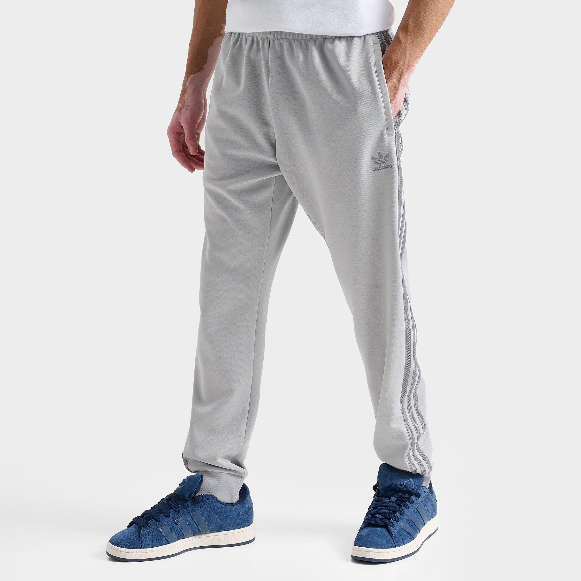 Adidas Men's Originals adicolor Classics Superstar Track Pants in Grey/Grey Size Small Cotton/Polyester/Fiber