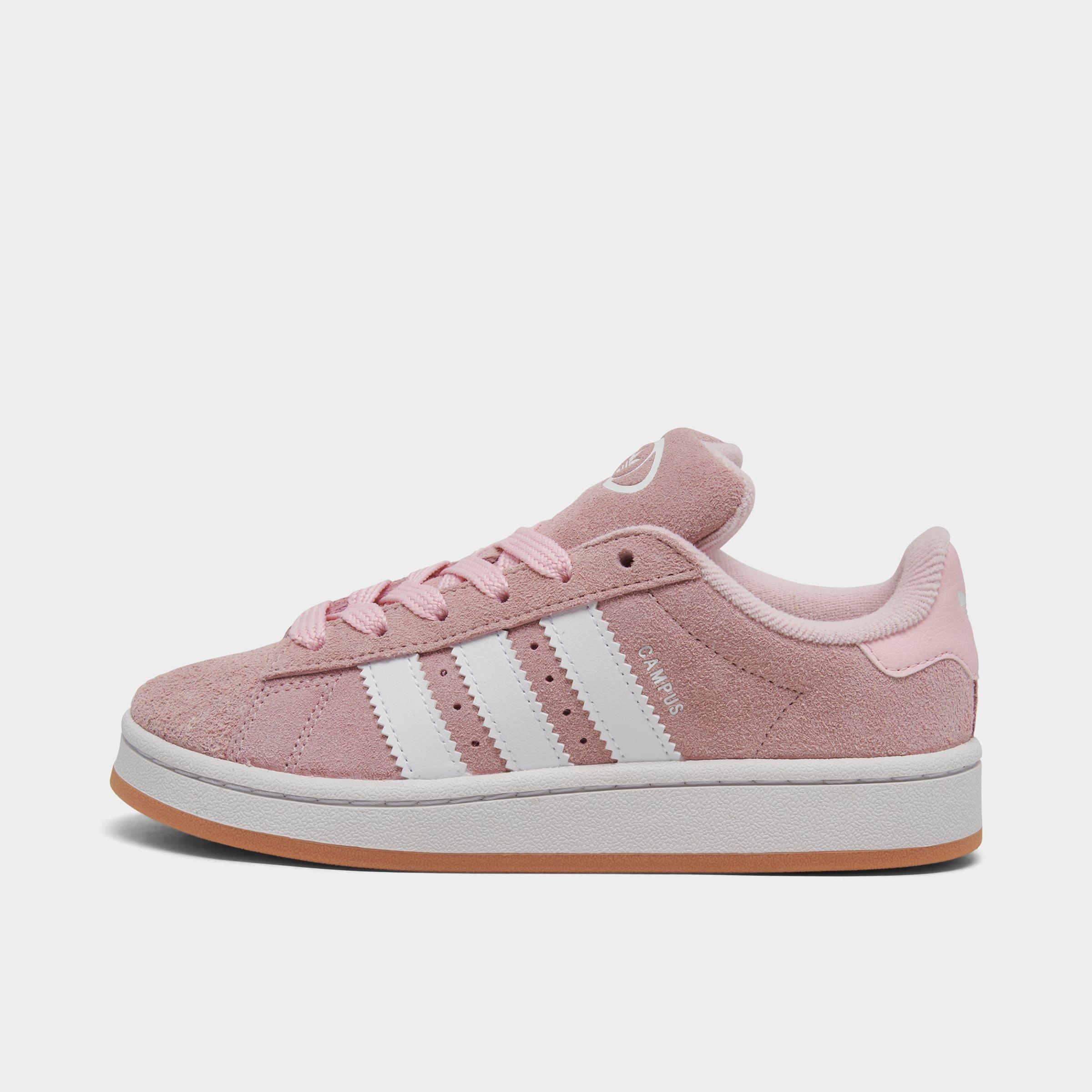 Adidas Originals Adidas Little Kids' Originals Campus 00s Stretch Lace Casual Shoes In Clear Pink/white/gum 2