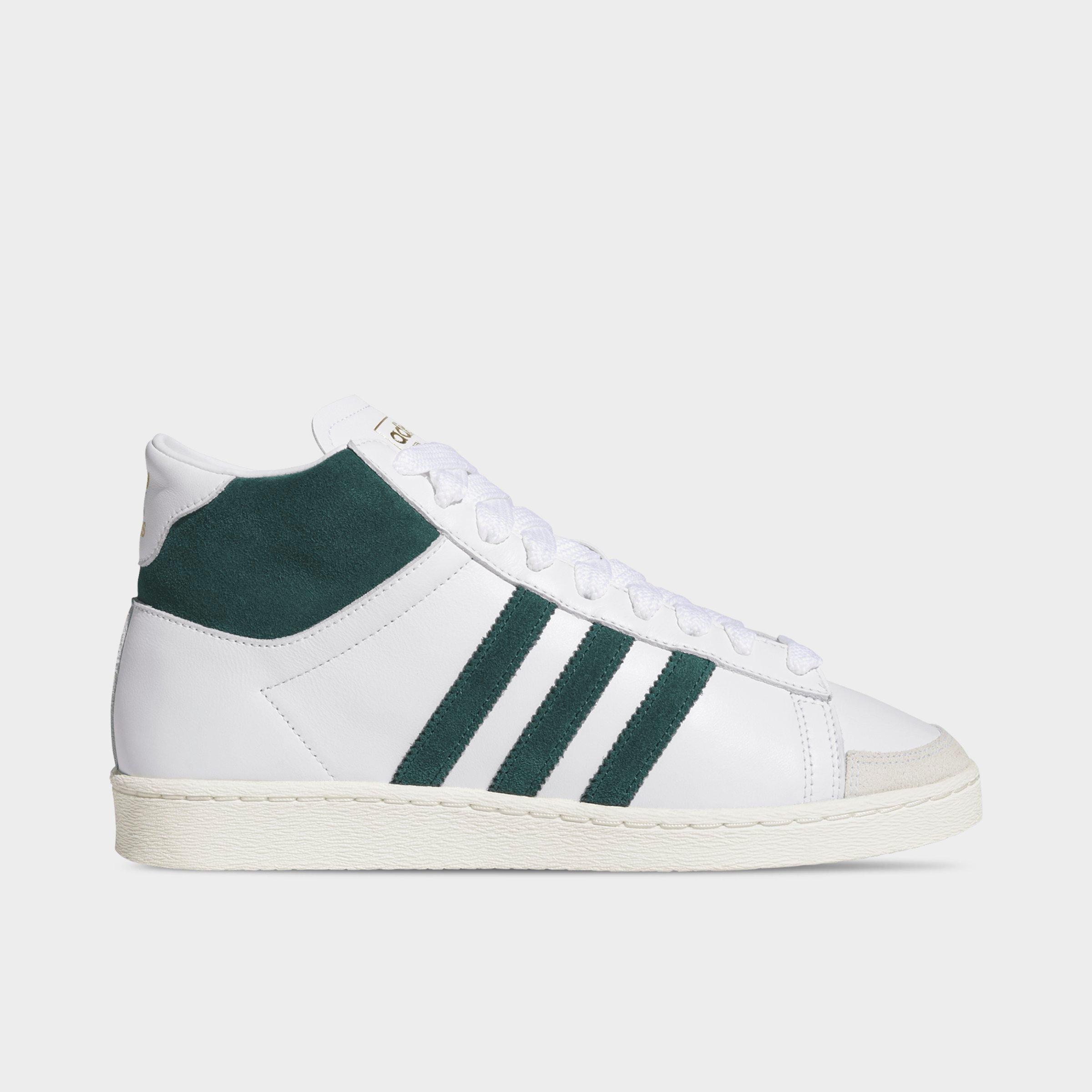adidas Men's Originals Jabbar Hi Casual Shoes in Cloud White/Aurora Ivy/Off White Size: 6.5