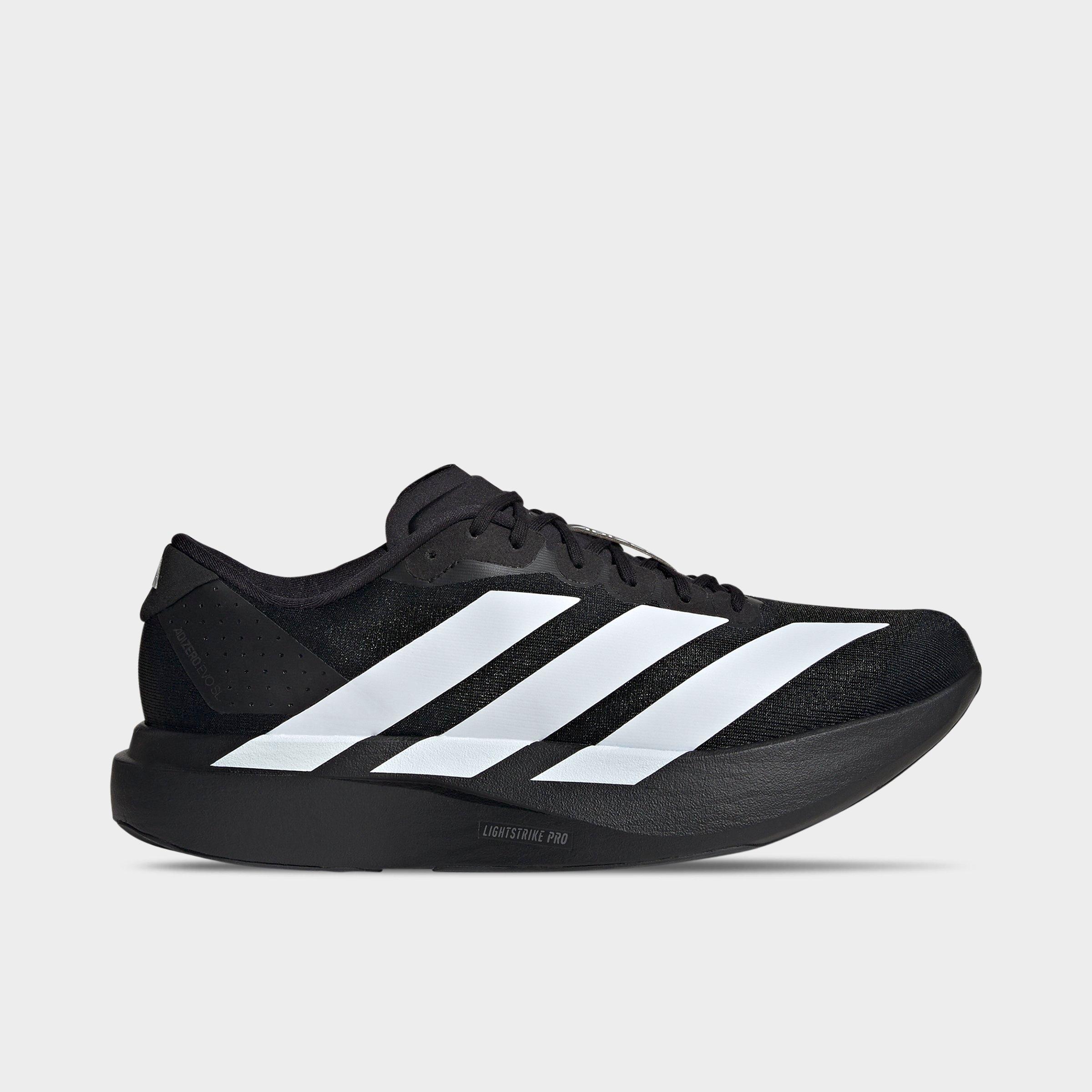 Adidas Men's adiZero EVO SL Running Shoes in Black/Black Size 13