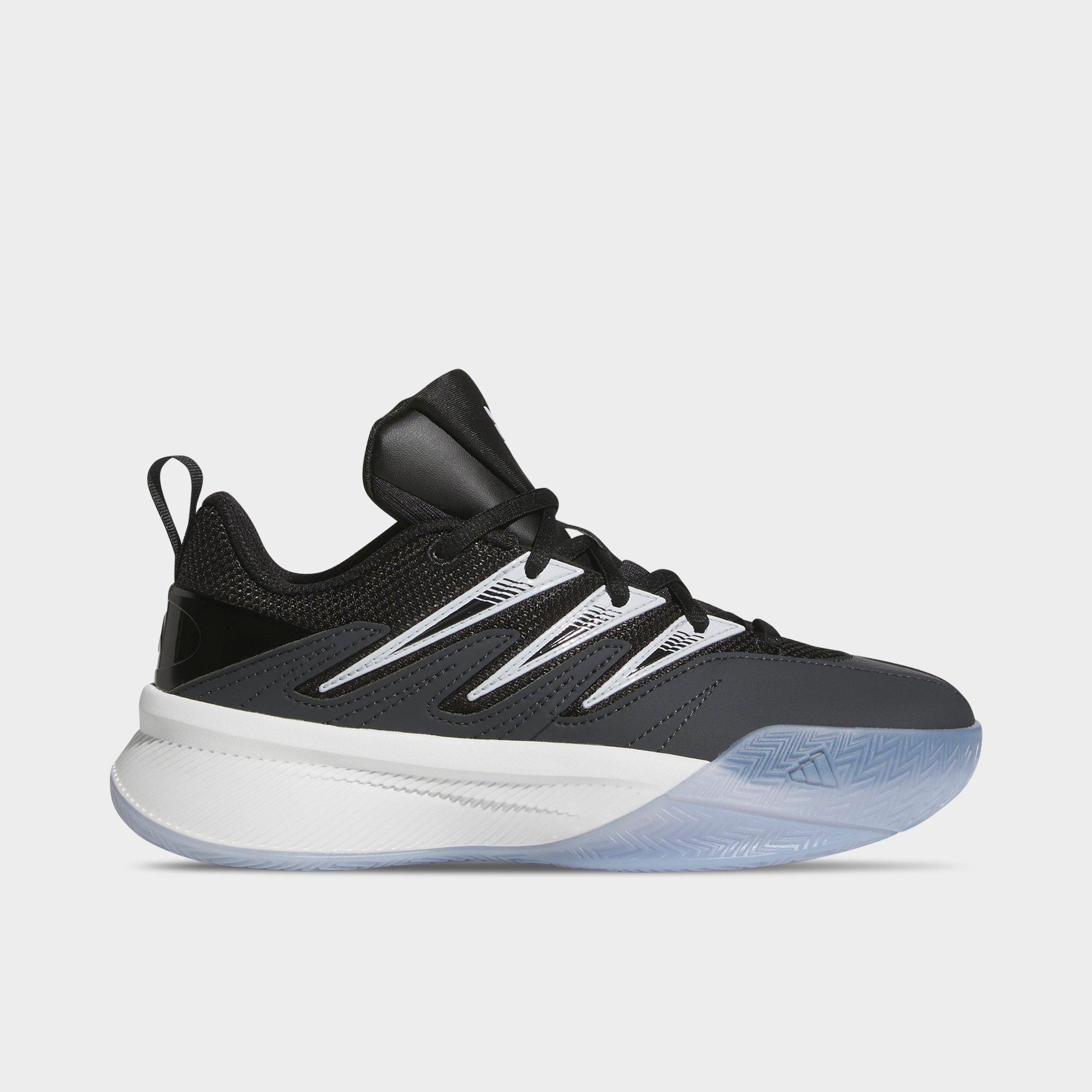 Adidas Big Kids' Dame Certified 3 Basketball Shoes in Black/Black Size 4