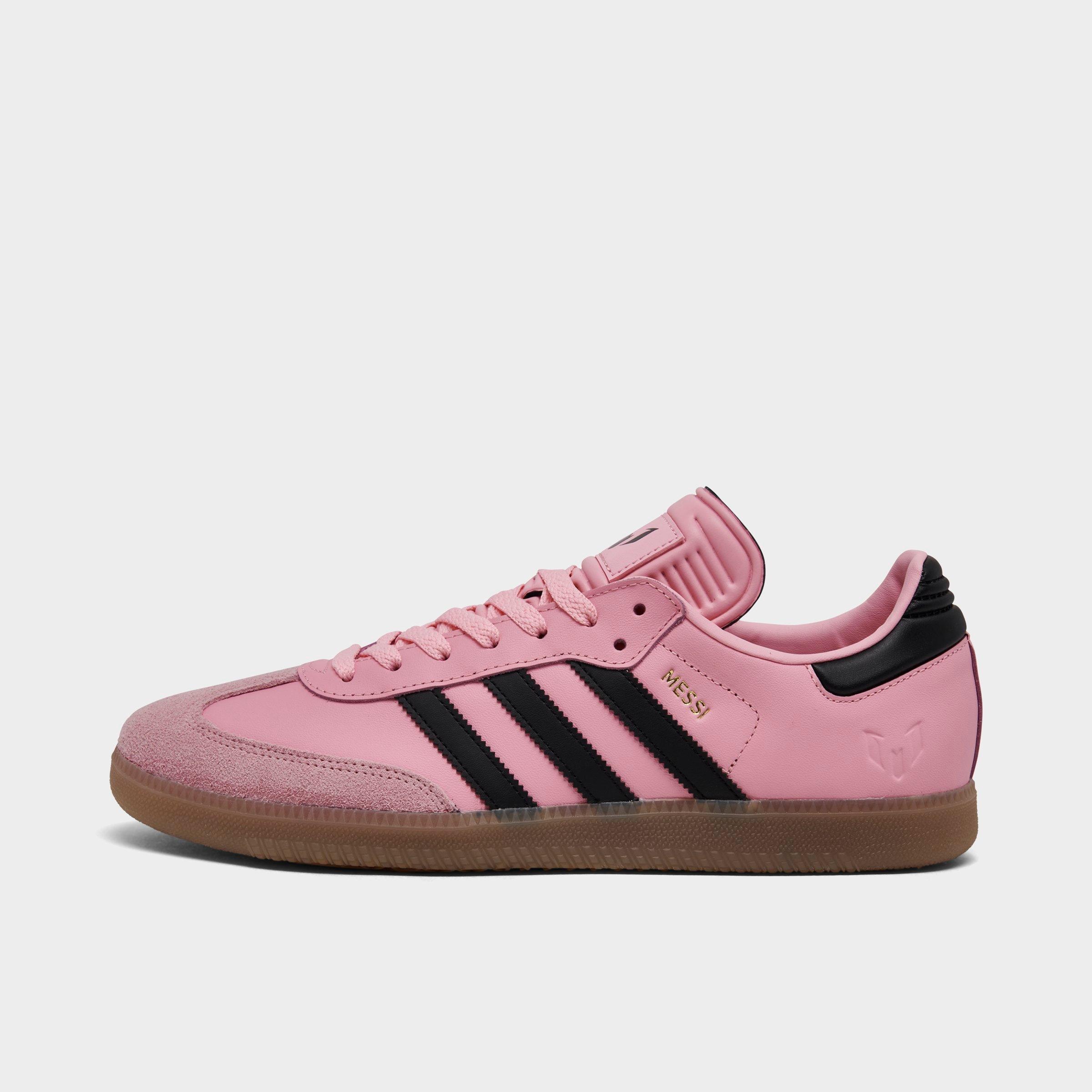 Adidas Originals Samba Messi Casual Shoes in Pink/Light Pink Size 7.0 Leather/Suede/Velvet