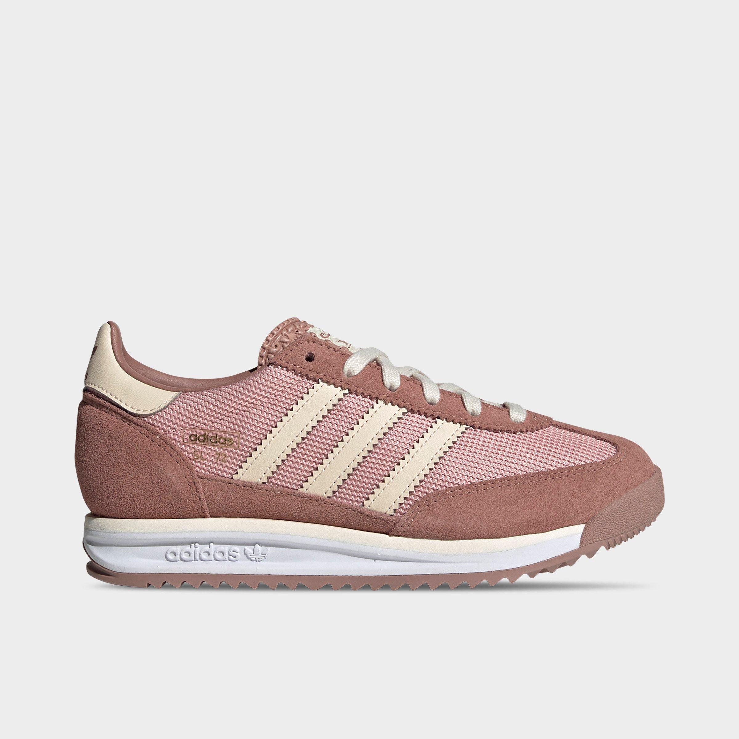 Adidas Big Kids' Originals SL 72 RS Casual Shoes in Pink/Wonder Mauve Size 5.5 Leather