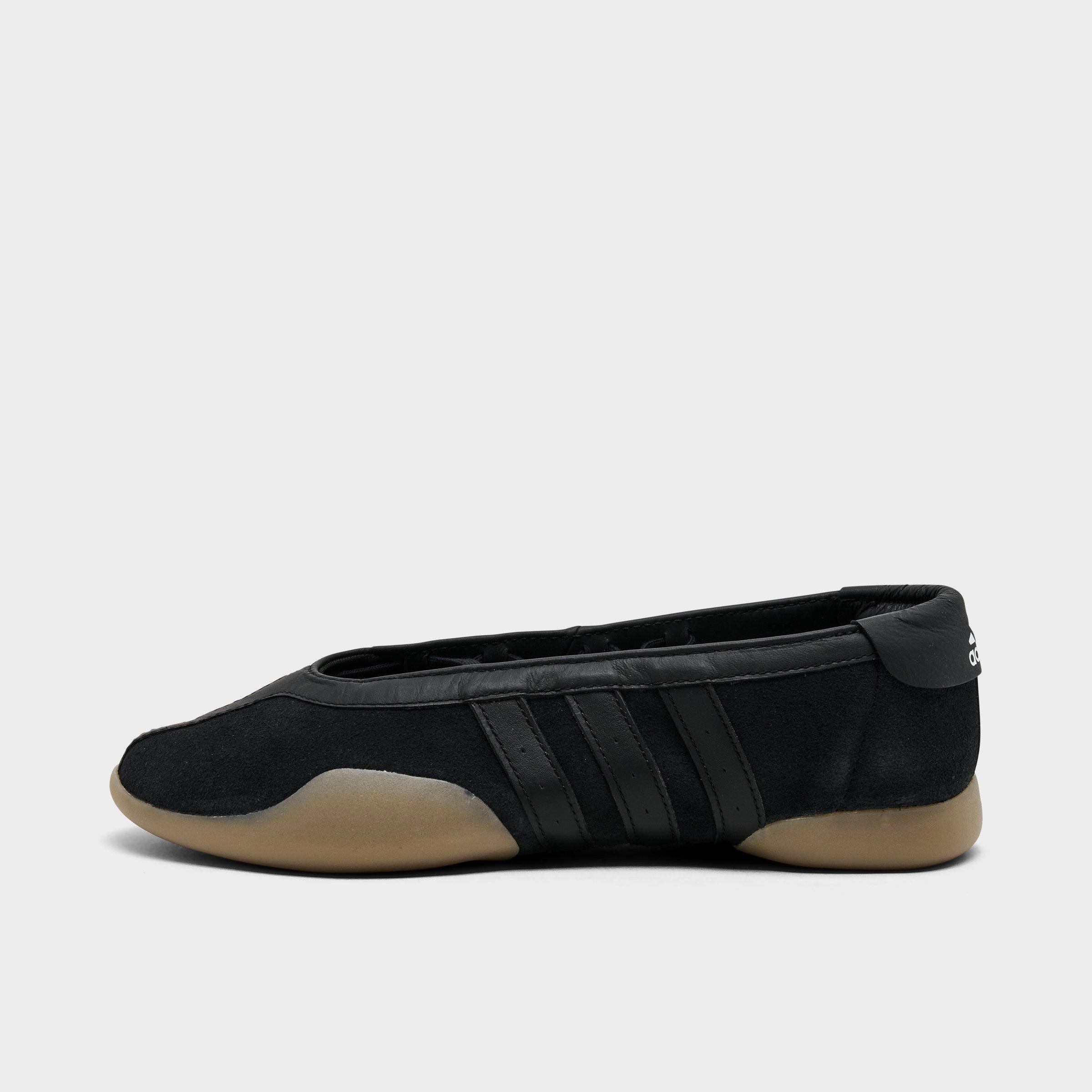 adidas Women's Originals Taekwondo Mei Ballet Casual Shoes in Core Black/Cloud White/Gum Size: 8.5
