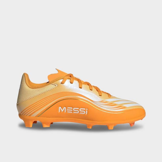 Little Kids' and Big Kids' adidas F50 Messi League Firm Ground and Multi Ground Soccer Cleats