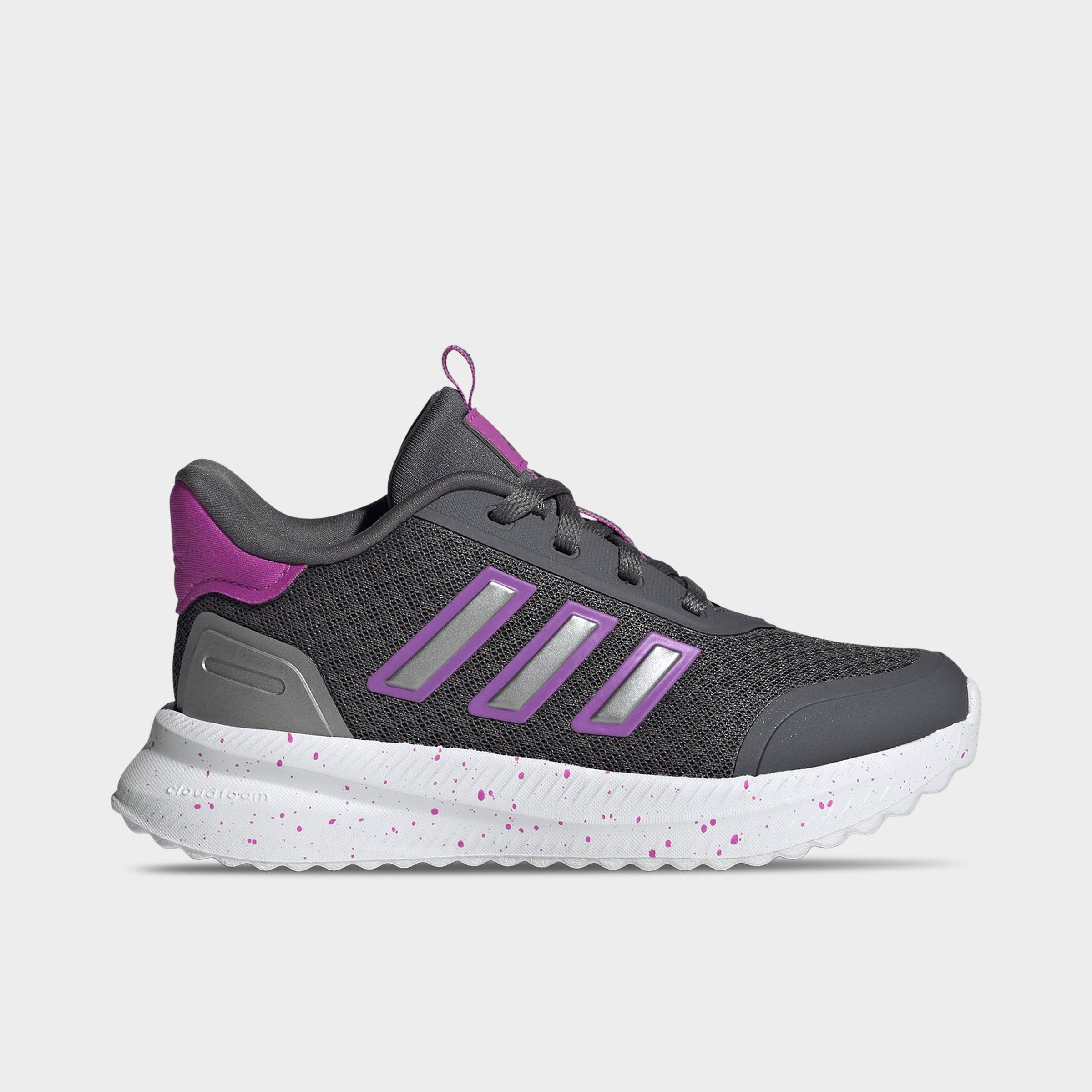 adidas Girls' Big Kids X_PLRPATH Casual Shoes in Grey Five/Purple Burst/Iron Metallic Size: 5.0