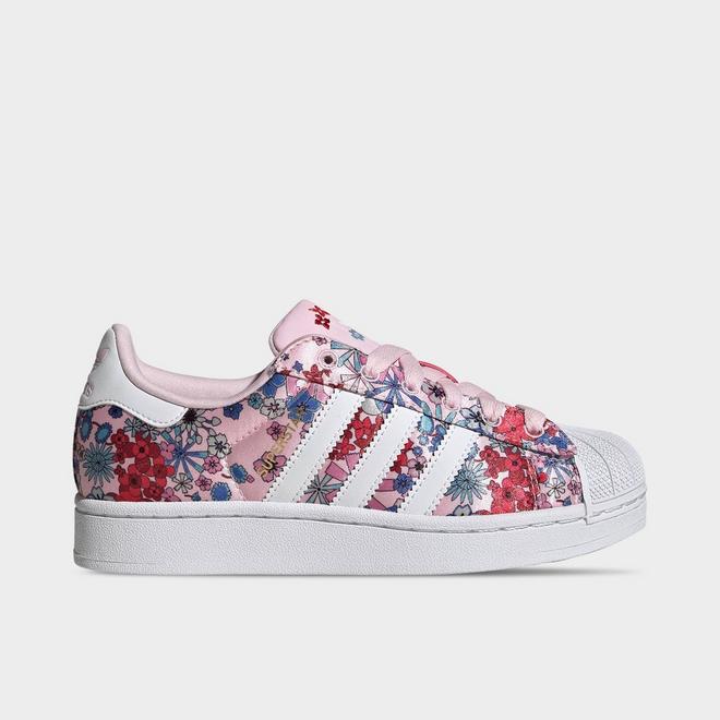Girls' Big Kids' adidas Originals x Liberty London Superstar II Casual Shoes