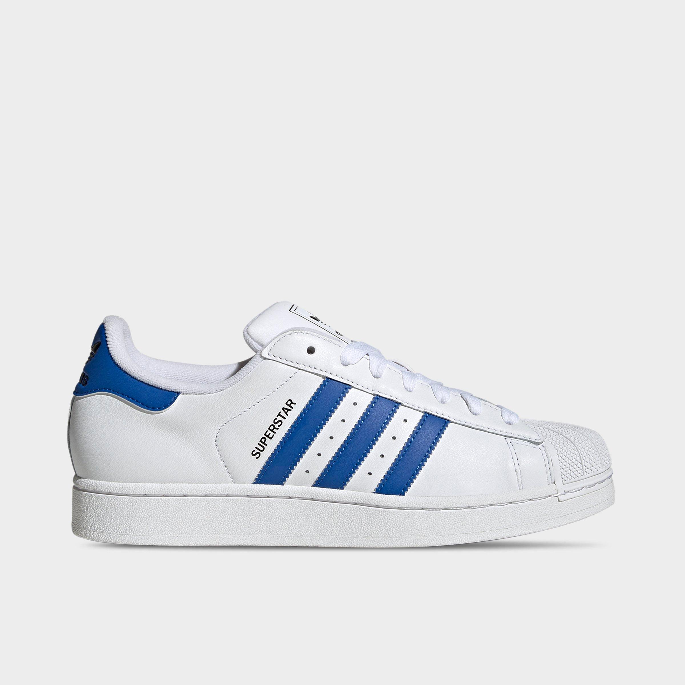 Adidas Men's Originals Superstar II Casual Shoes in Blue/White/White Size 13 Leather/Suede