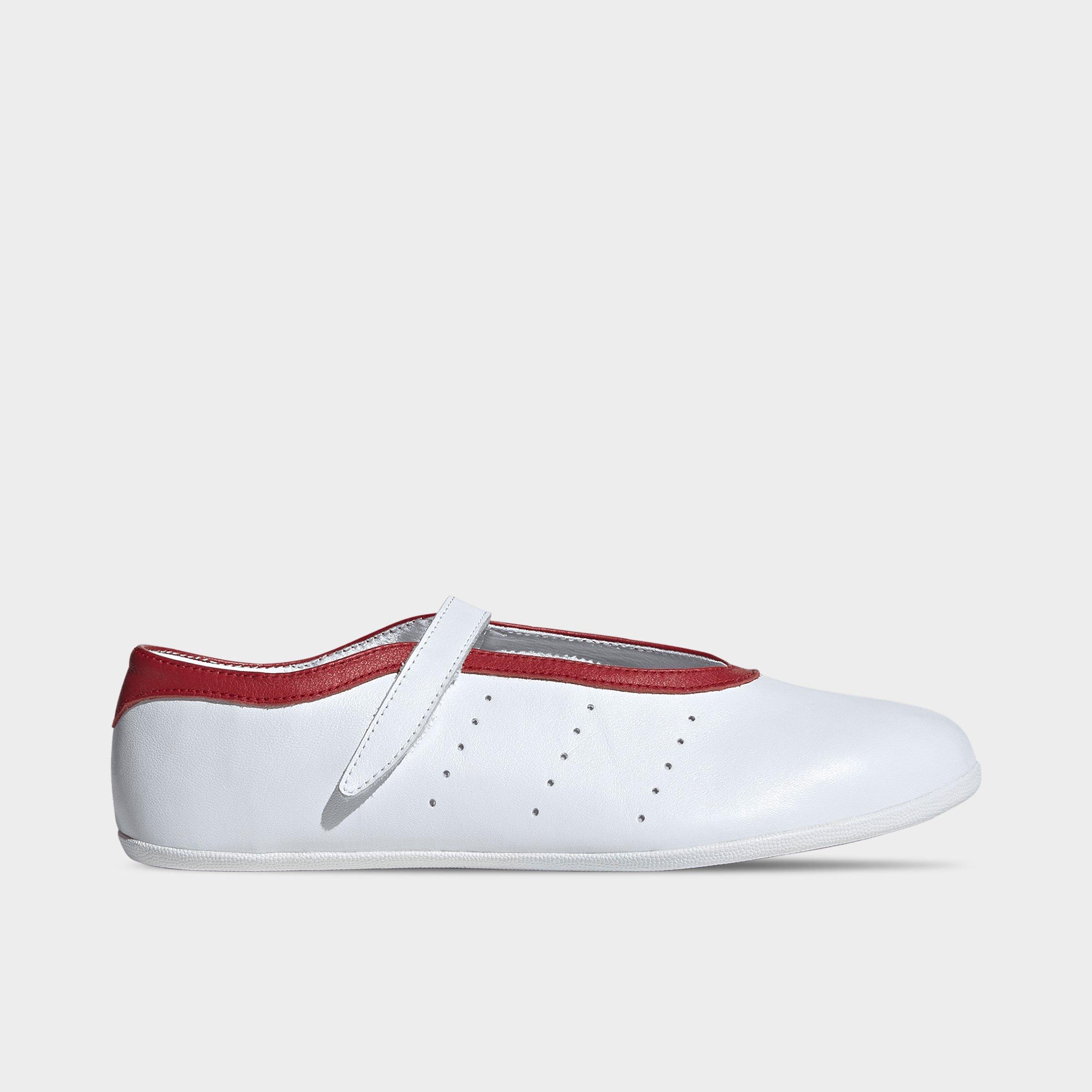 adidas Women's Originals Stan Smith Lo Ballet Shoes in Cloud White/Cloud White/Cloud White Size: 8.5