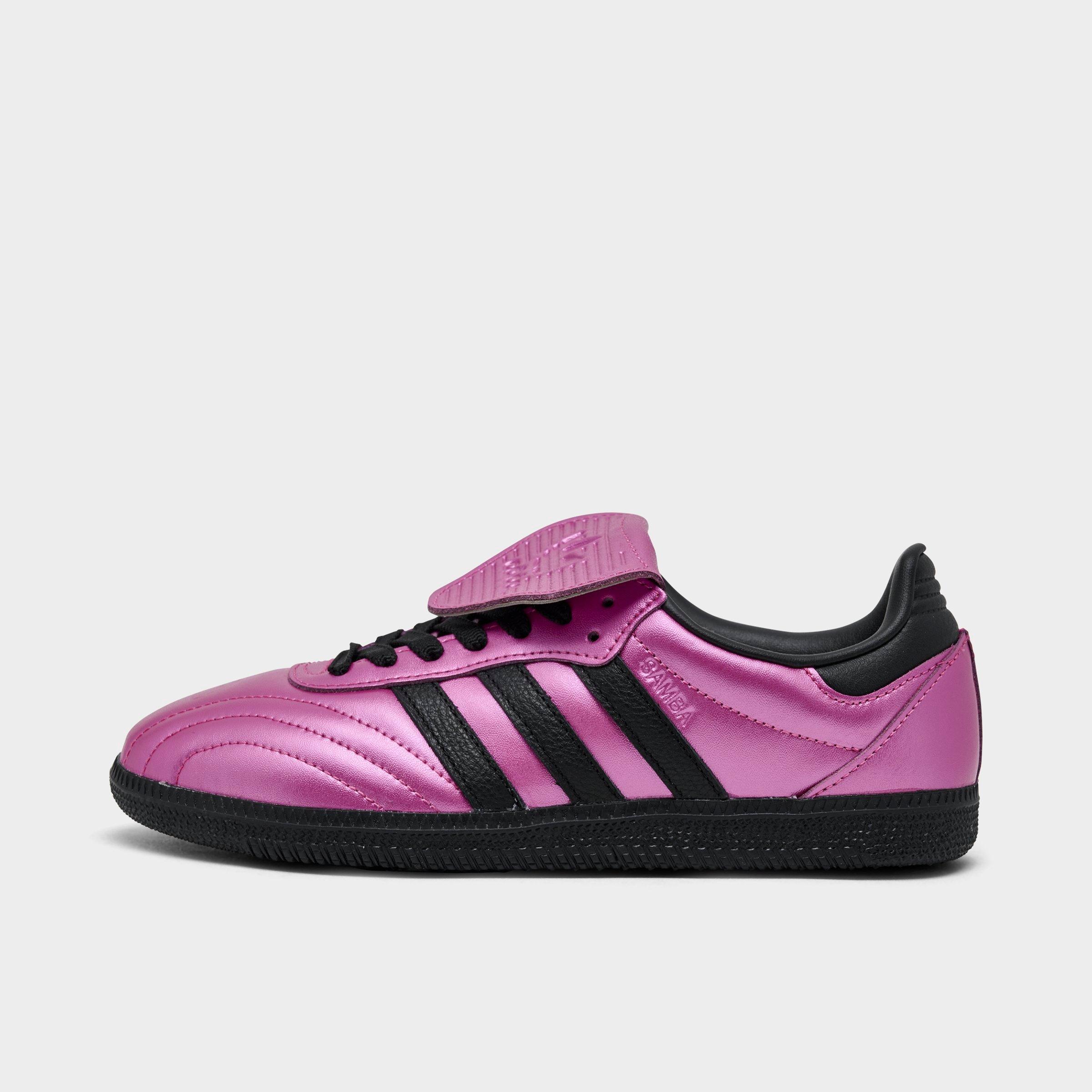 Adidas Women's Originals Samba Long Tongue Casual Shoes in Pink/Metallic Pink Size 8.5 Suede