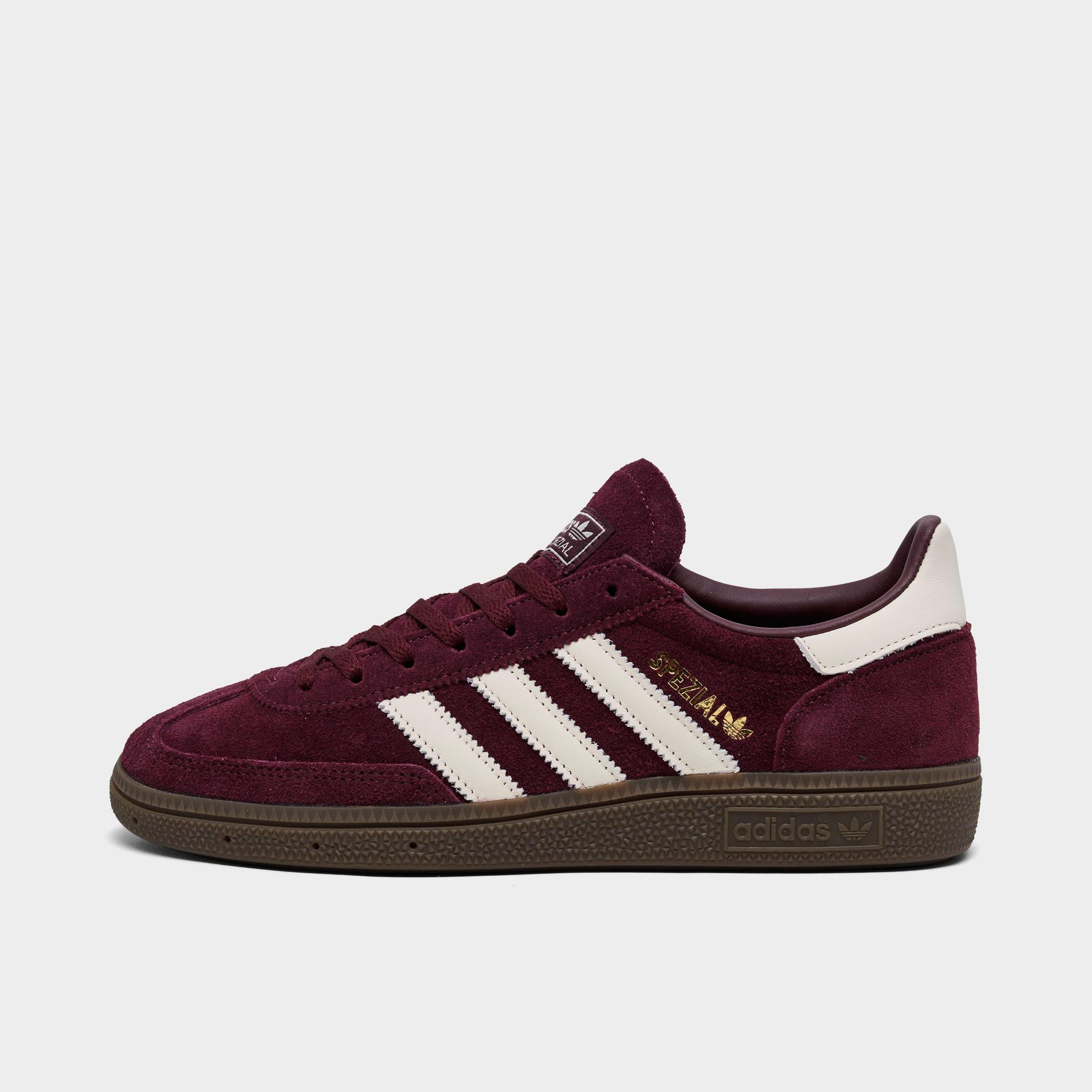Adidas Women's Originals Handball Spezial Casual Shoes in Red/Maroon Size 6.5 Leather/Suede