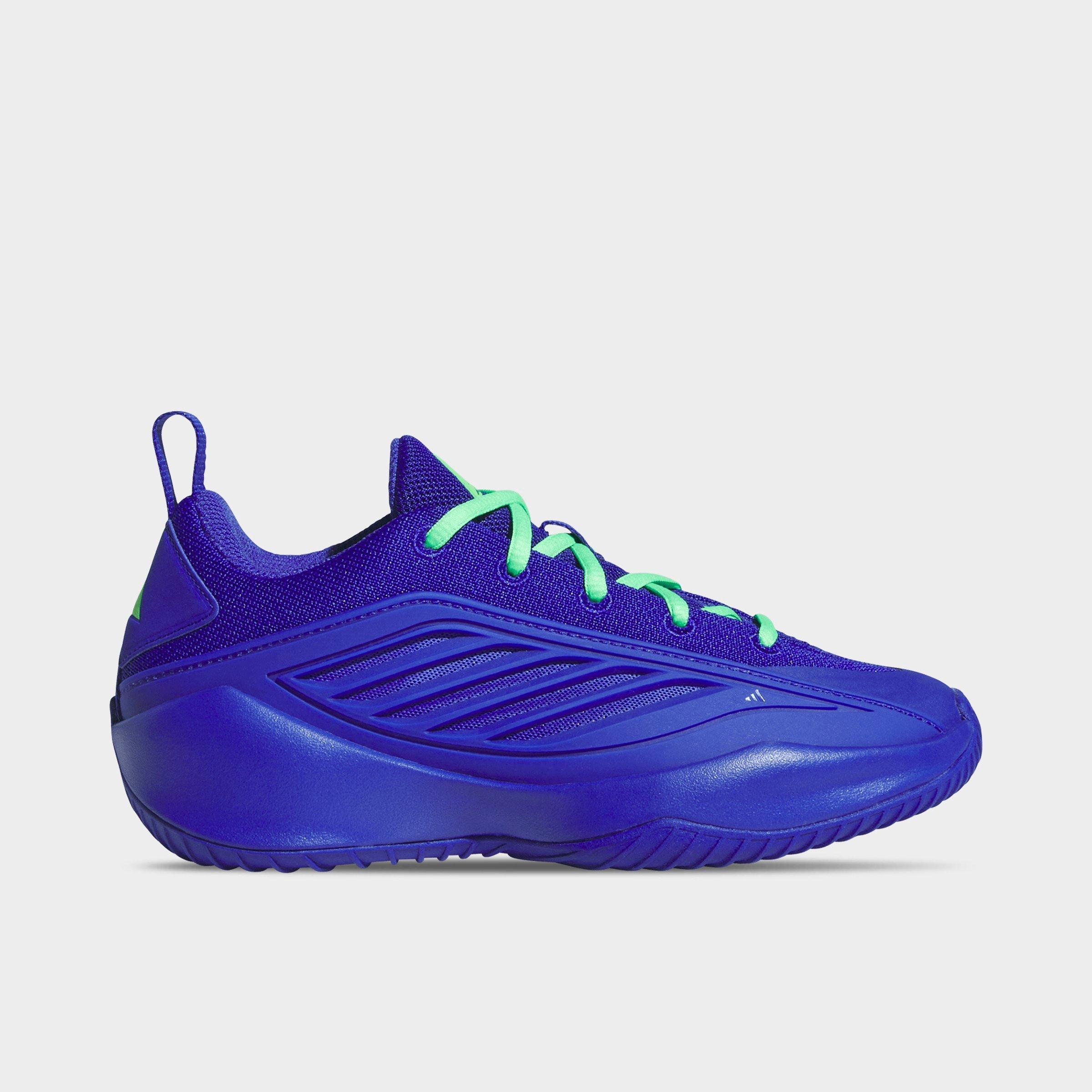adidas Big Kids Believe That 1 Basketball Shoes in Lucid Blue/Court Green/Lucid Blue Size: 5.5
