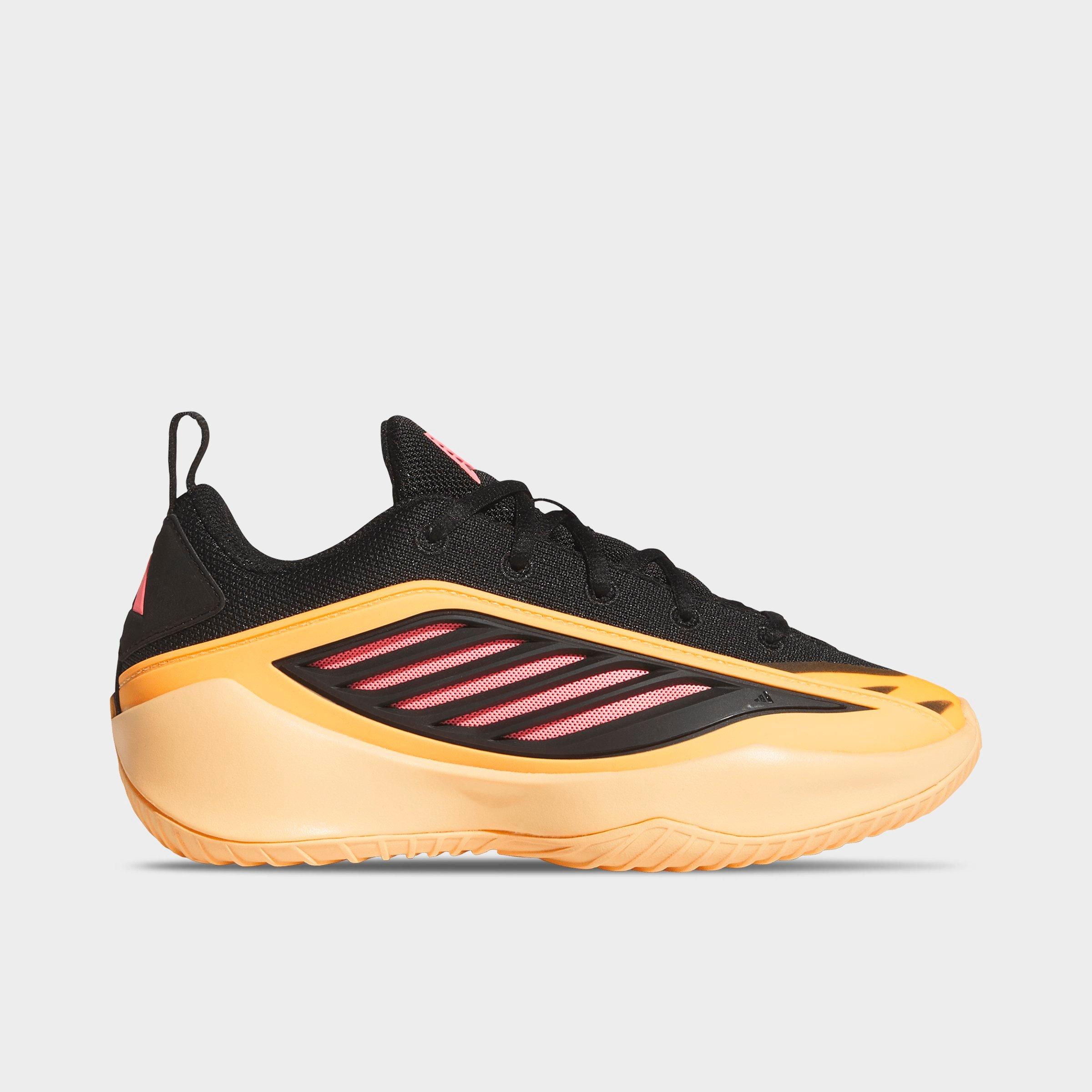 adidas Big Kids Believe That 1 Basketball Shoes in Acid Orange/Core Black/Acid Red Size: 5.0