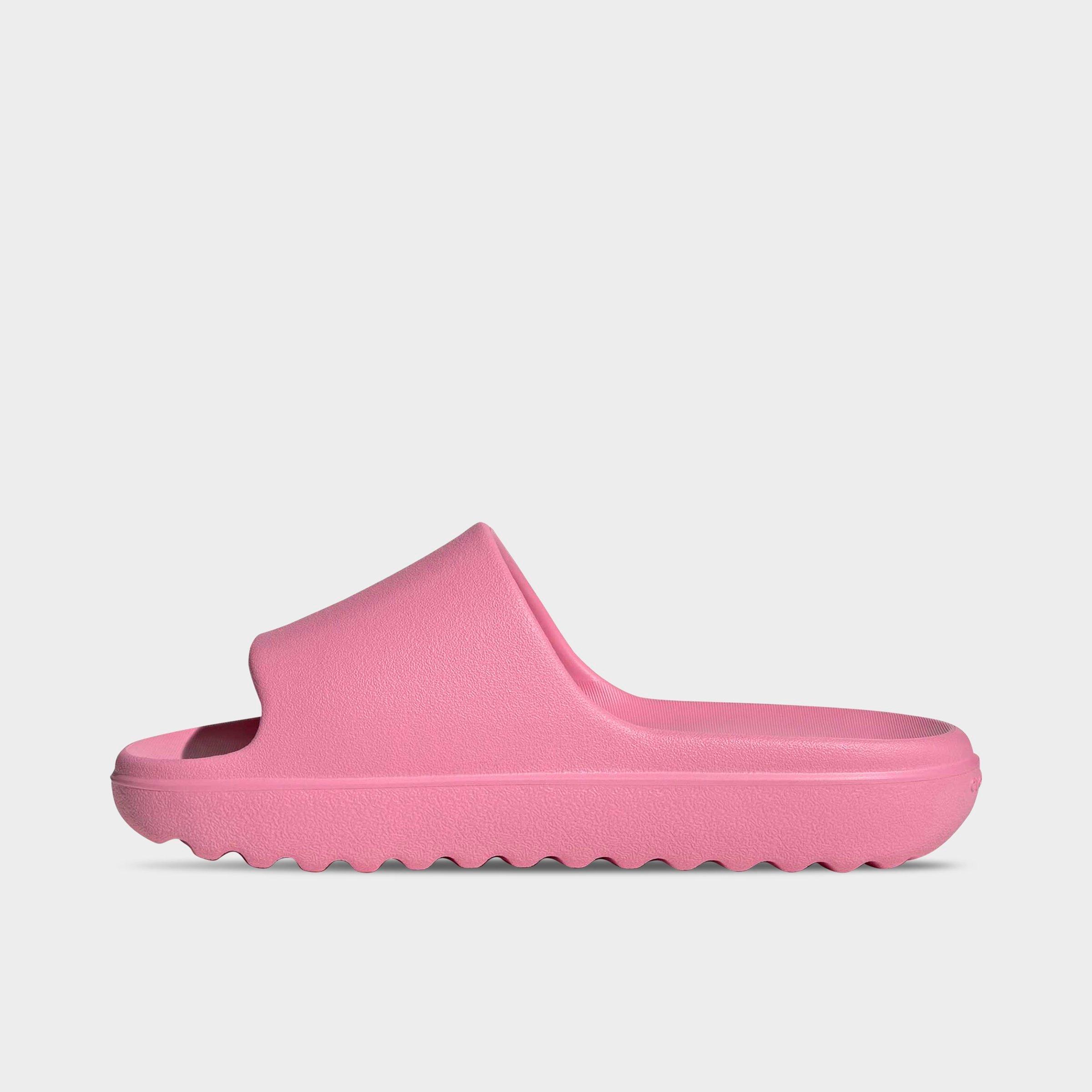 adidas Girls' Big Kids adilette Lumia Slide Sandals in Bliss Pink Size: 4.0