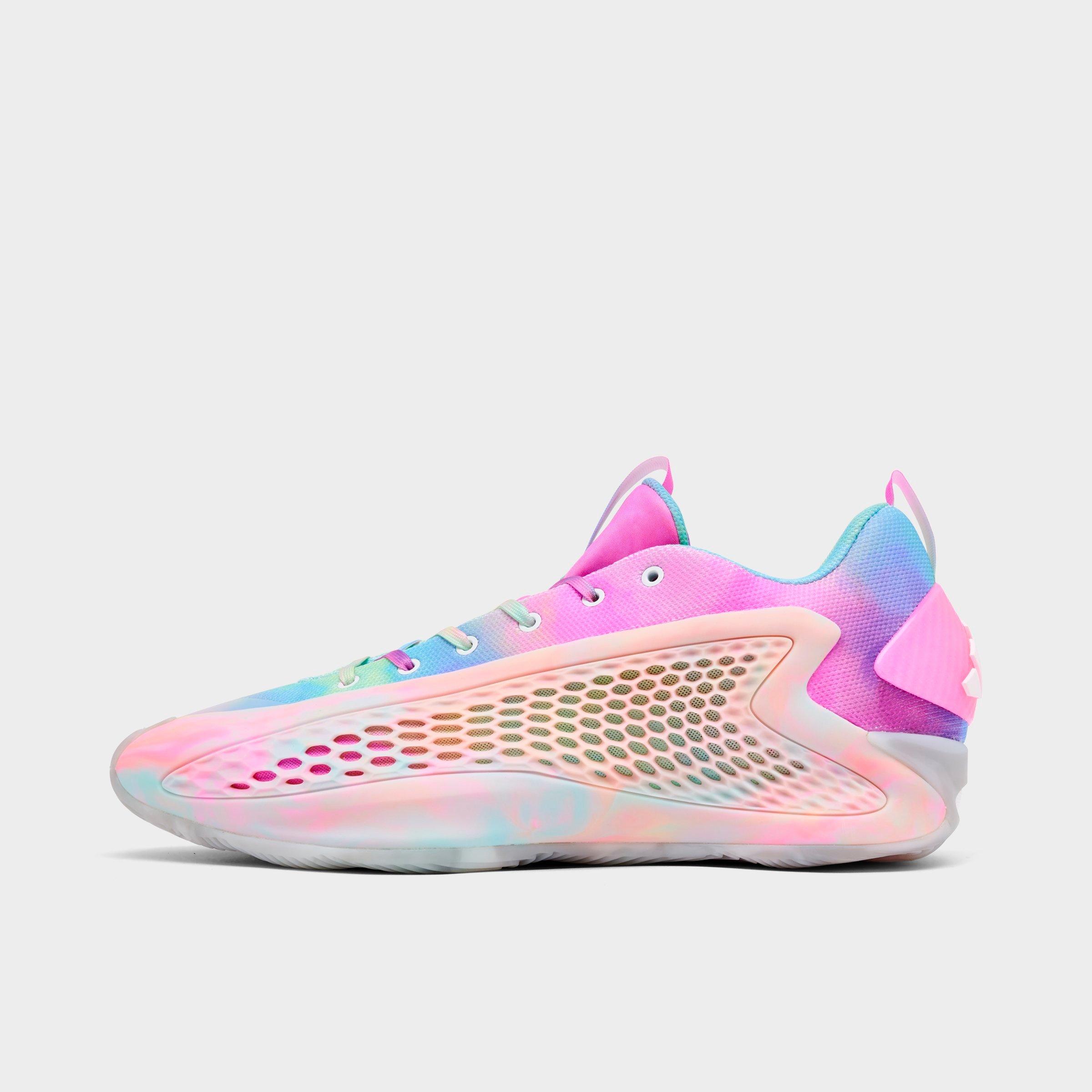 Adidas Anthony Edwards 1 Low Basketball Shoes in Pink/Cloud White Size 11