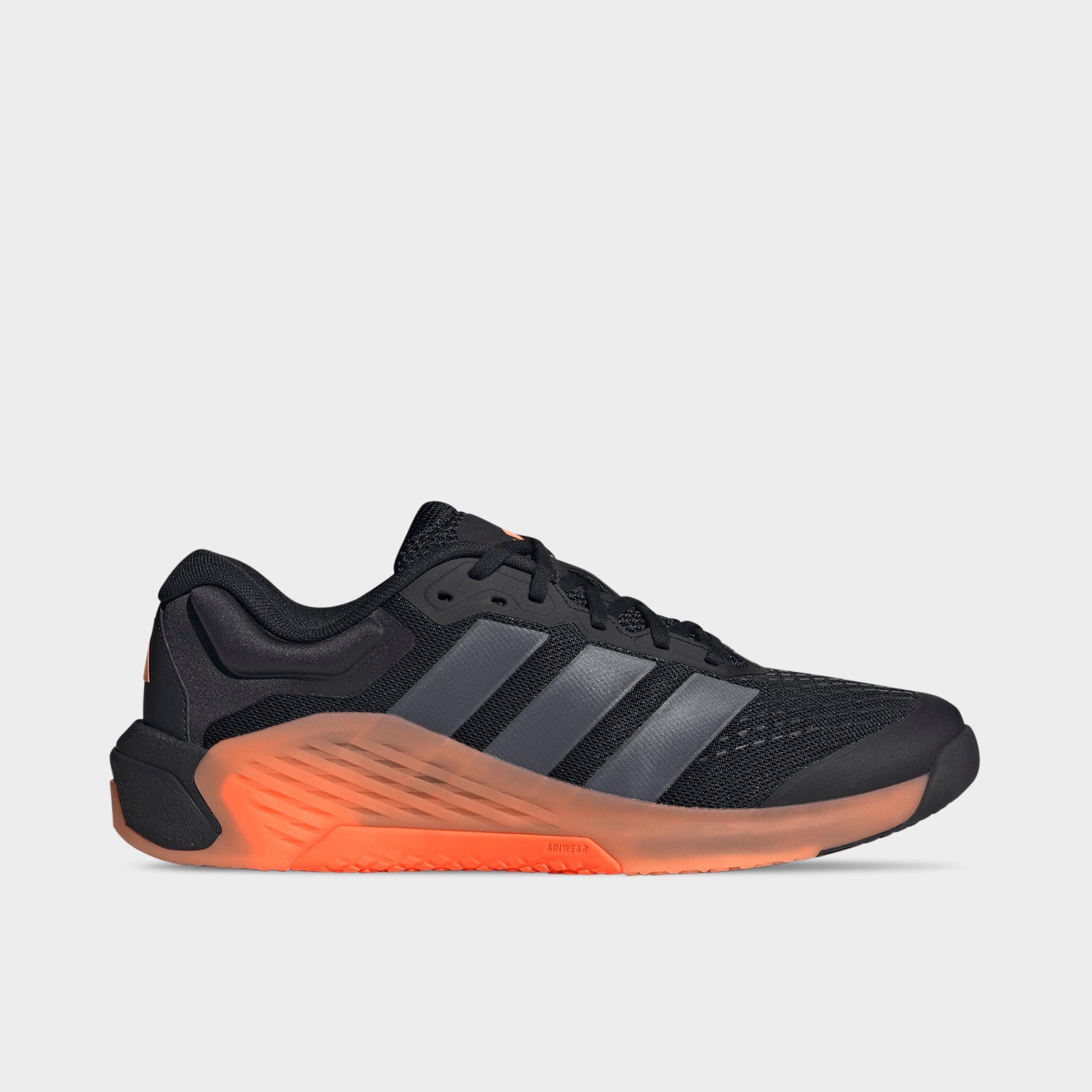 adidas Men's Dropset 4 Training Shoes in Core Black/Aurora Onix/Lucid Orange Size: 10.0