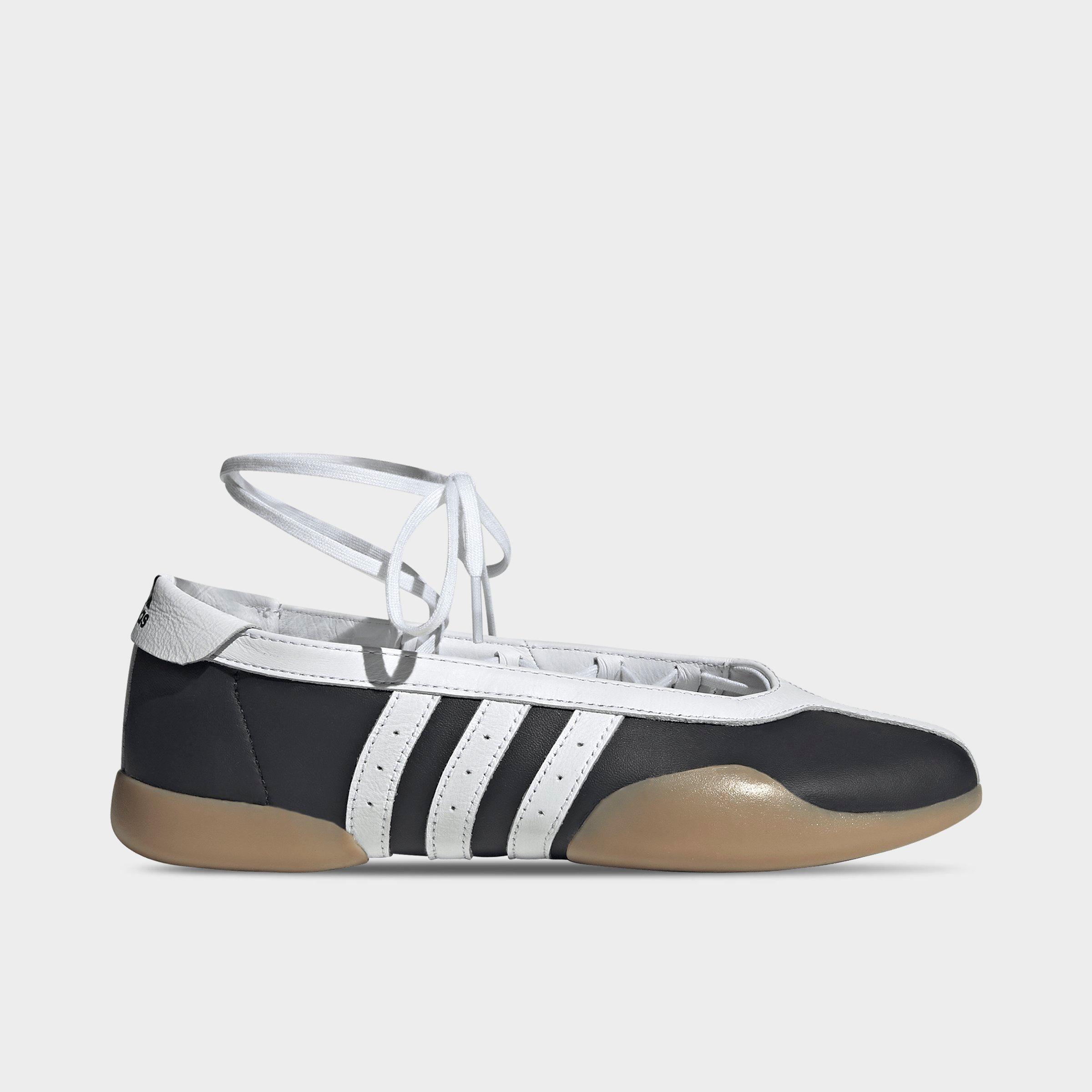 adidas Women's Originals Taekwondo Mei Ballet Casual Shoes in Core Black/Cloud White/Gum Size: 6.5