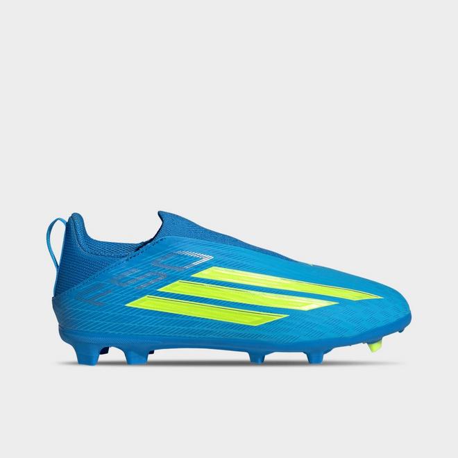 Little Kids' and Big Kids' adidas F50 League Laceless Firm Ground and Multi Ground Soccer Cleats