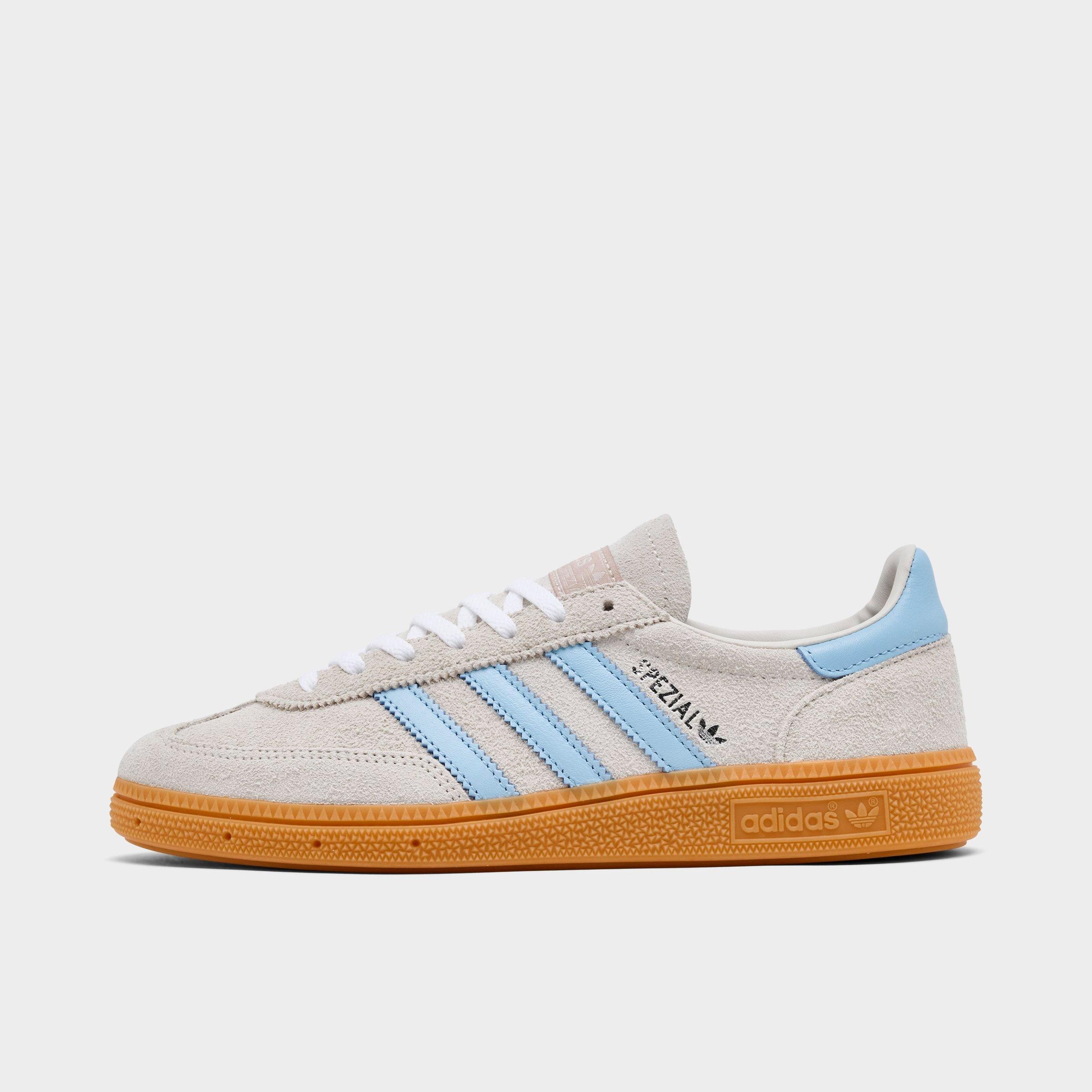 Adidas Women's Originals Handball Spezial Casual Shoes in Blue/Grey/Alumina Size 9 Leather/Suede